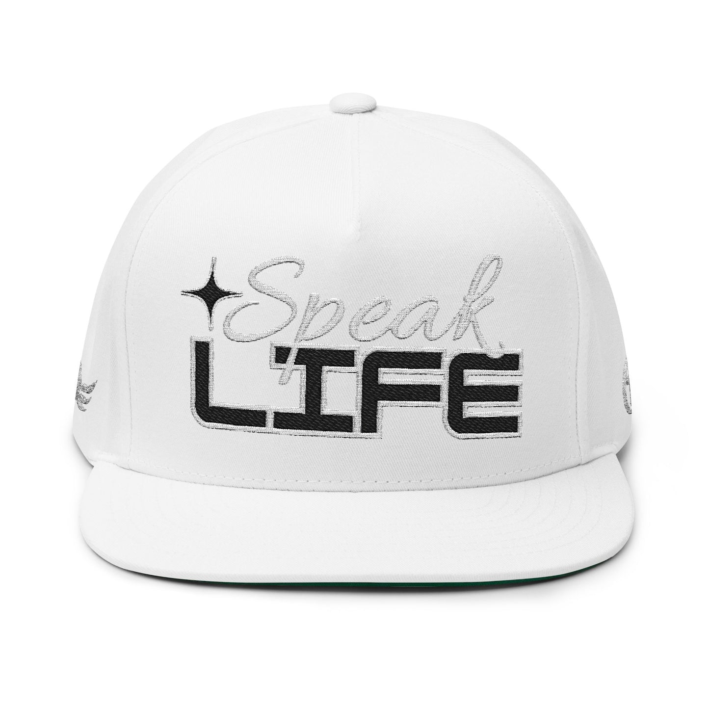 SPEAK LIFE Flat Bill Cap — Entrepreneur Snapback Hat (AHV) - AH VISION