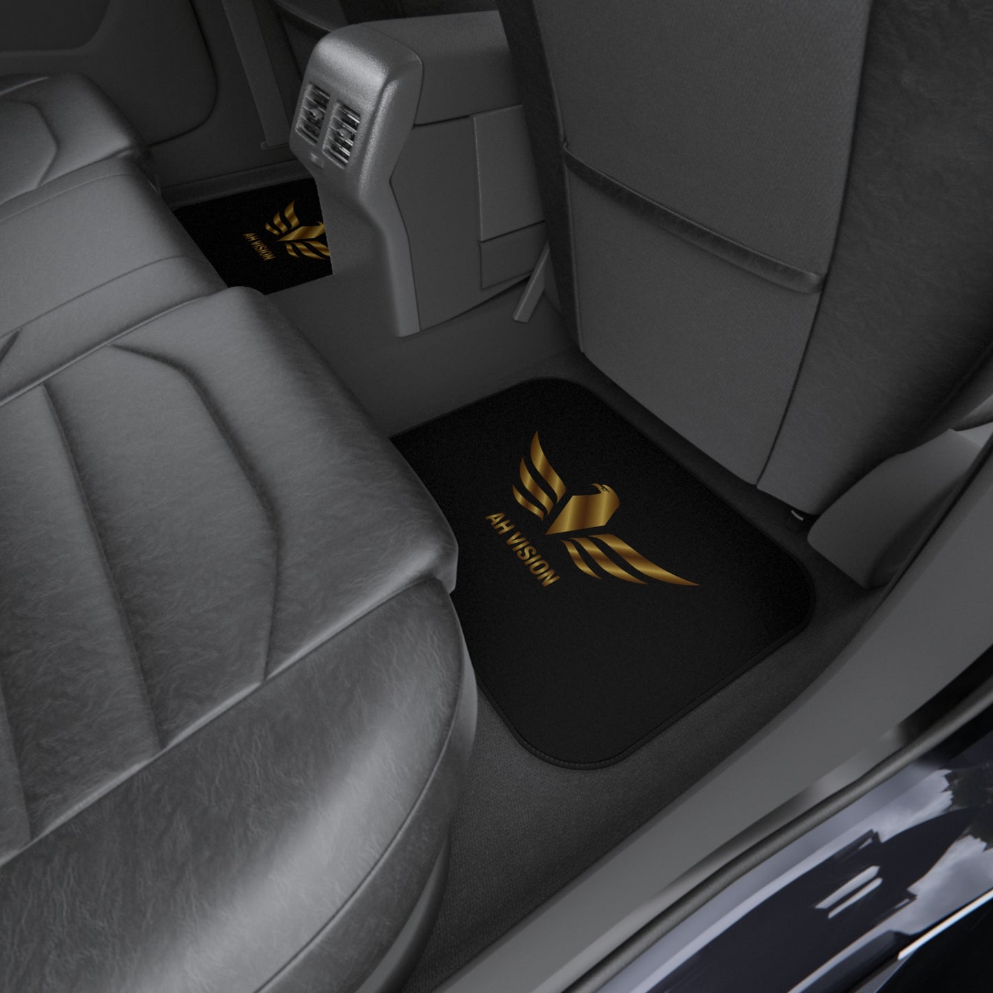 AH VISION LUXURY LOGO CAR MATS (Set of 4) - AH VISION