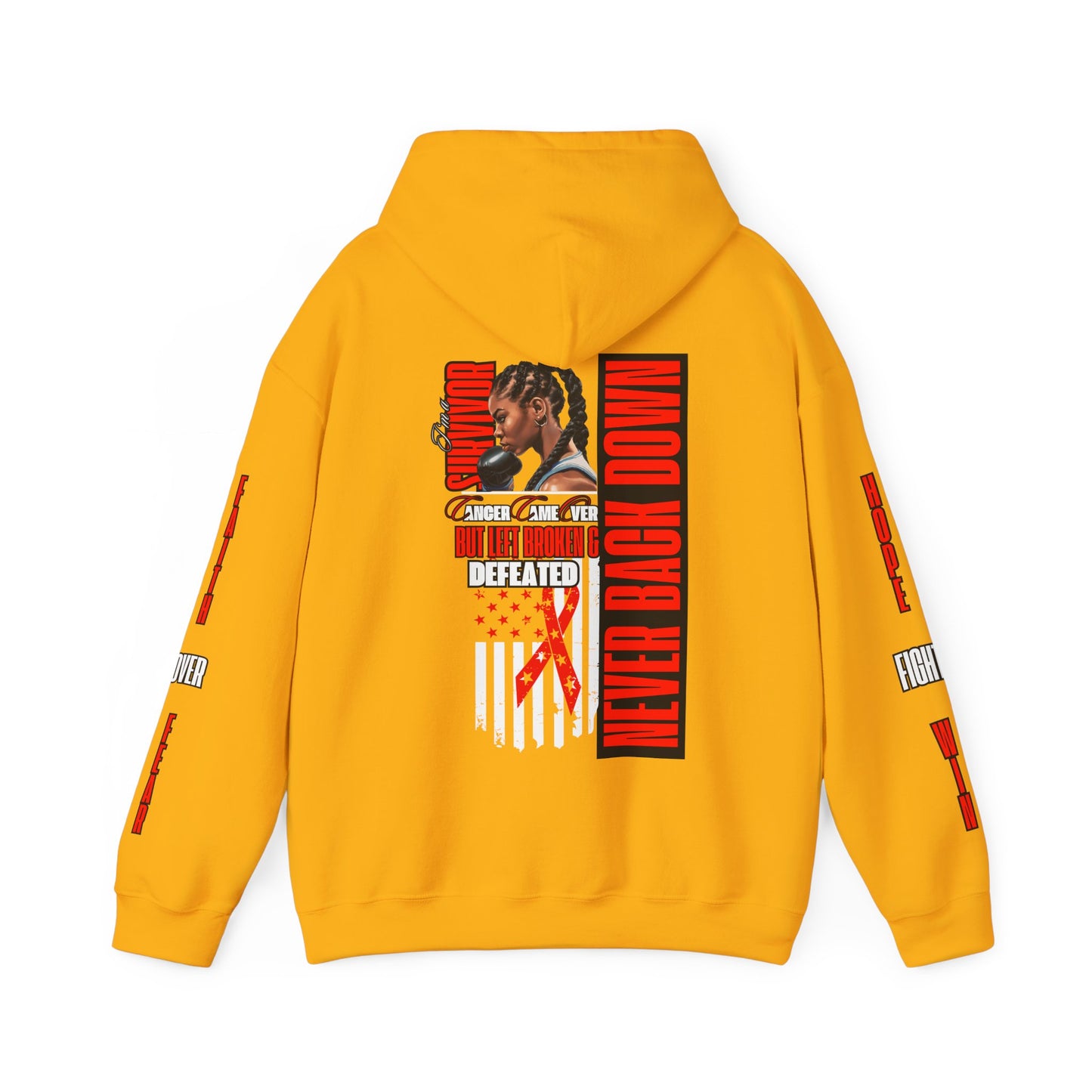 Nope Not Today Cancer I'am Hope Hooded Sweatshirt FINAL ROUND LETS FINISH STRONG! - AH VISION