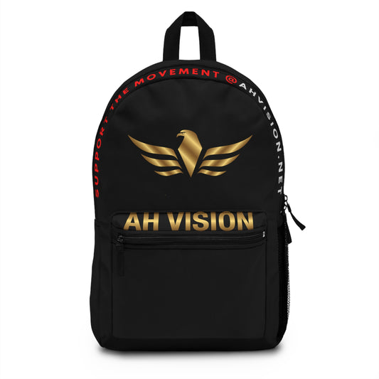 AH Vision Black Backpack - AH VISION