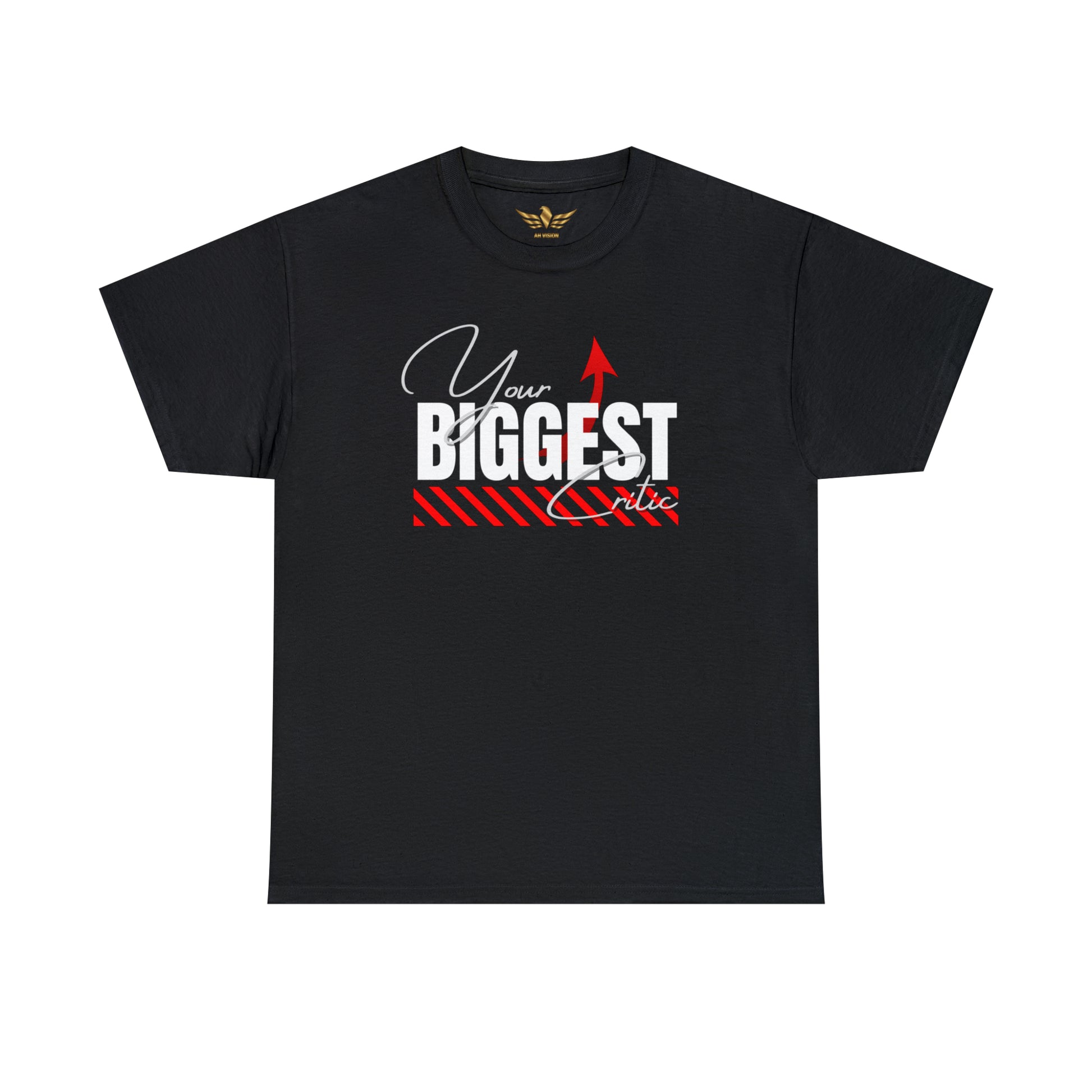 Your Biggest Critic Unisex Tee Sizes 4XL & 5XL - AH VISION
