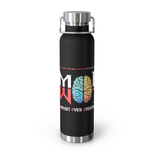 AH Vision Mindset Over Everything 22oz Vacuum Insulated Bottle - AH VISION