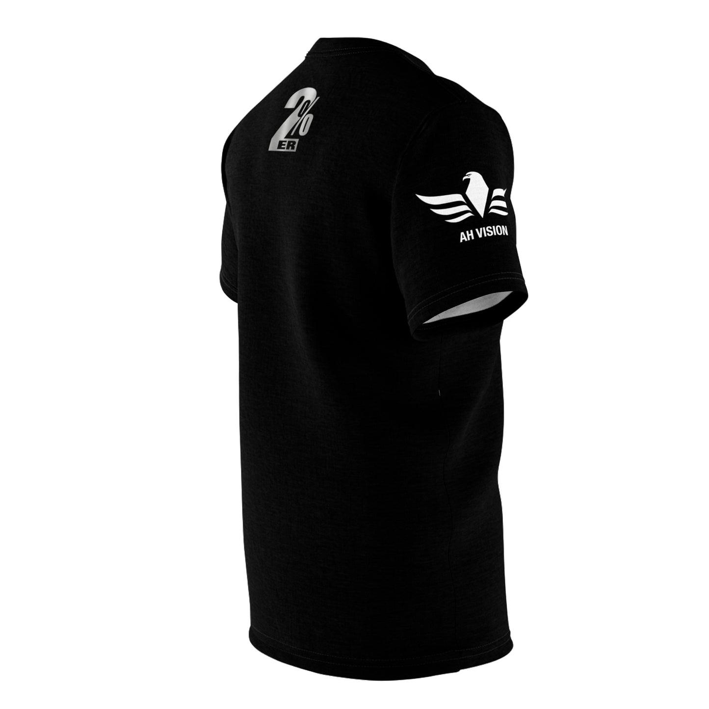 IRON SHARPENS IRON 2%ER COLABORATION T-SHIRT BLACK/WHITE - AH VISION