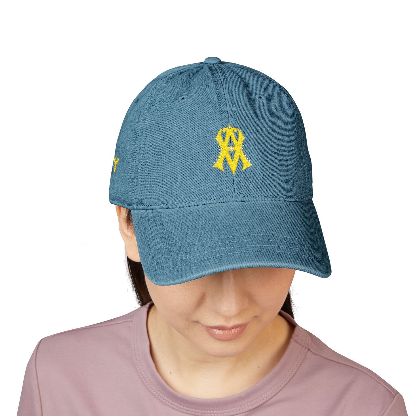 WOMENS AV LOGO Denim Hat (Embroidery) - AH VISION