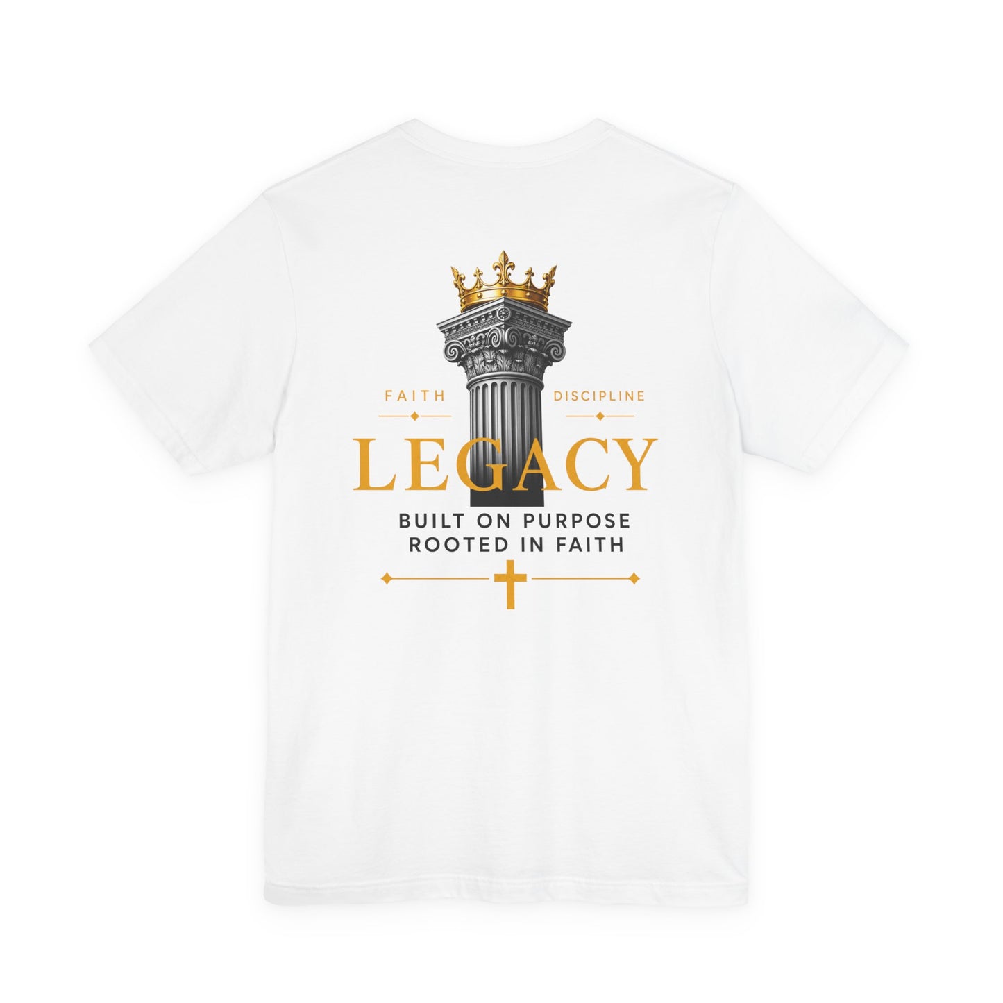 I Don’t Beg I Build T-Shirt — Christian Faith Lion Graphic Tee MC - AH VISION