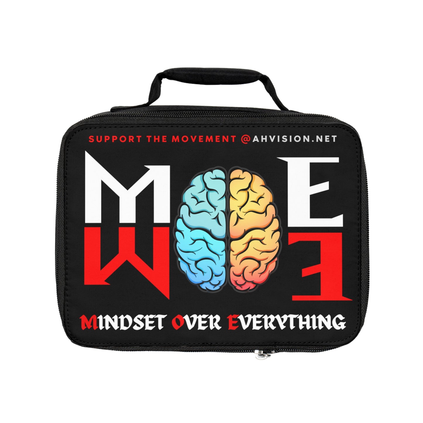 "Mindset Over Everything" Lunch Bag - AH VISION