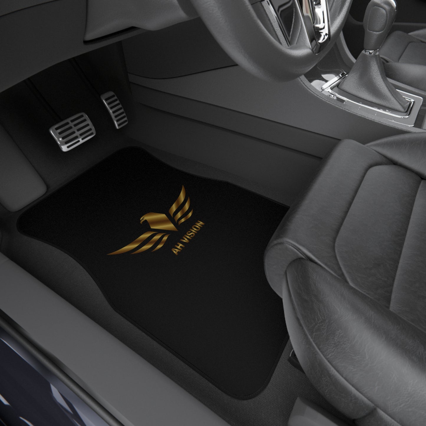 AH VISION LUXURY LOGO CAR MATS (Set of 4) - AH VISION
