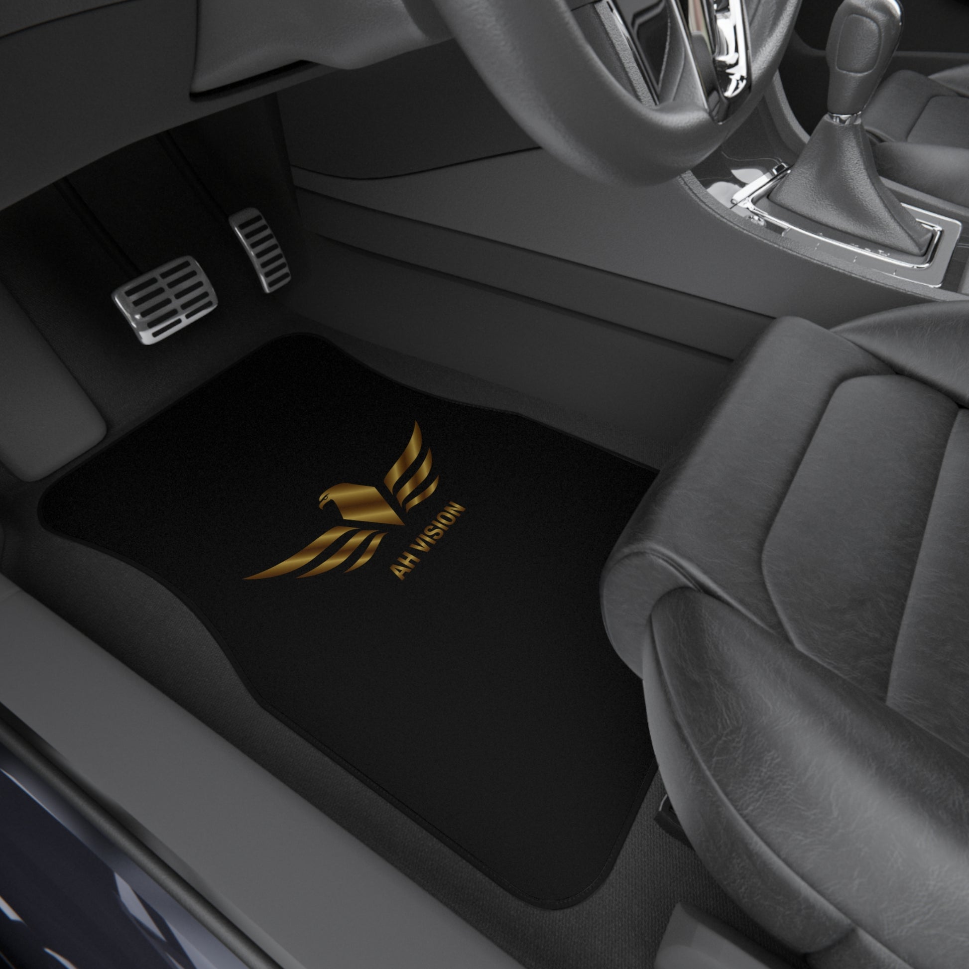 AH VISION LUXURY LOGO CAR MATS (Set of 4) - AH VISION