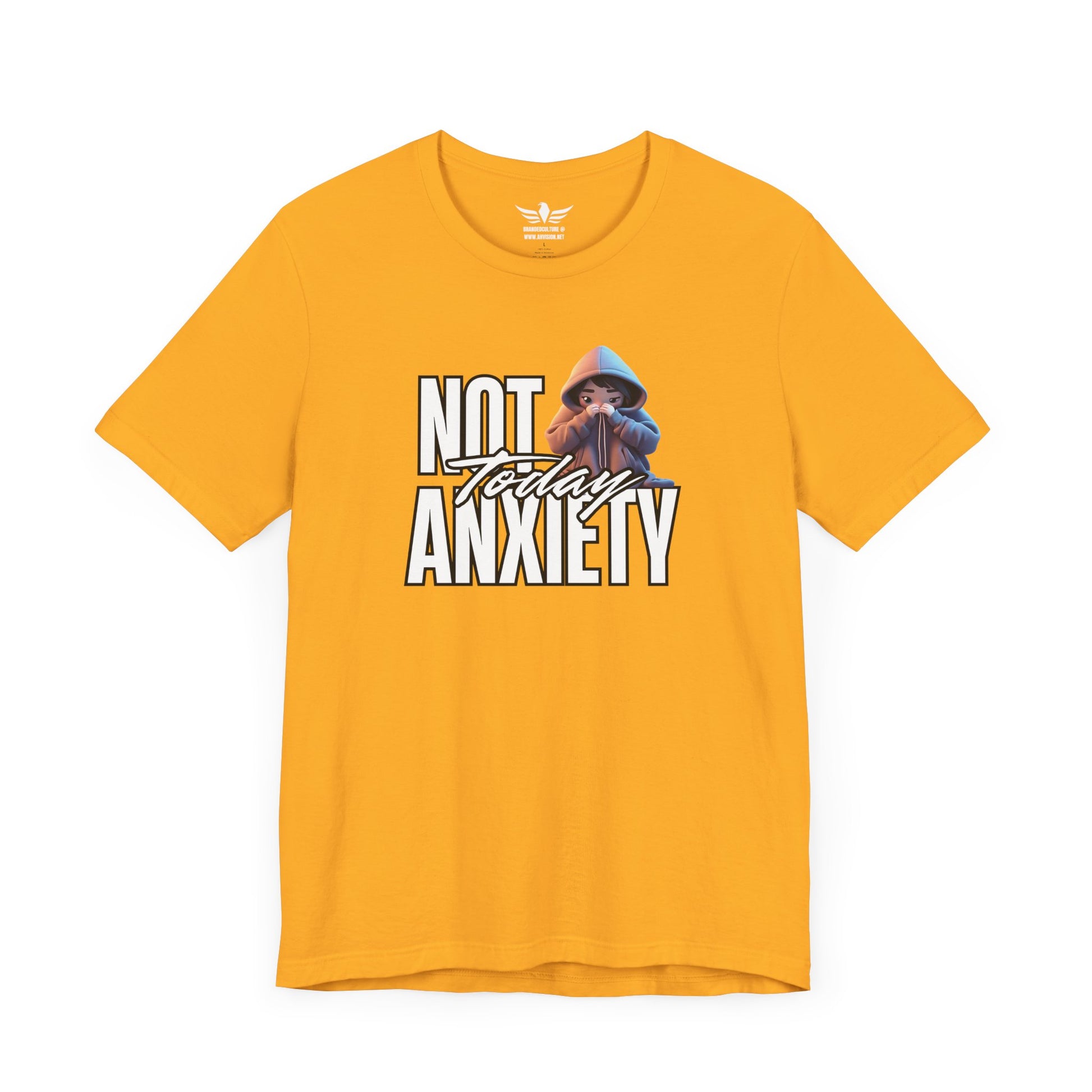 Not Today Anxiety Shirt Funny Mental Health Tee Sarcastic Graphic T Shirt Self Care Gift Comfy Unisex Tee for Anxious Introverts - AH VISION