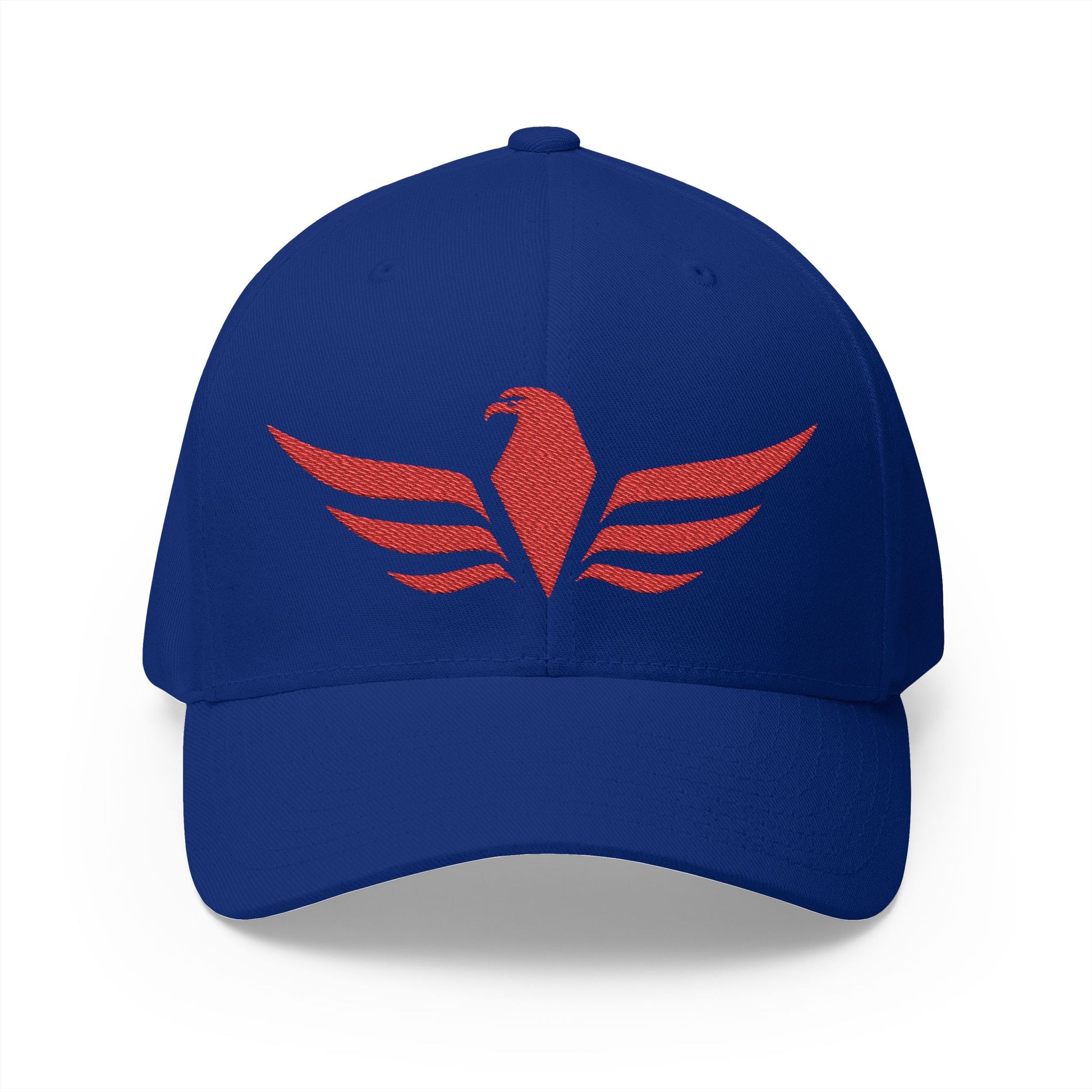 RED LOGO Closed-Back Structured Cap (Embroidery) - AH VISION
