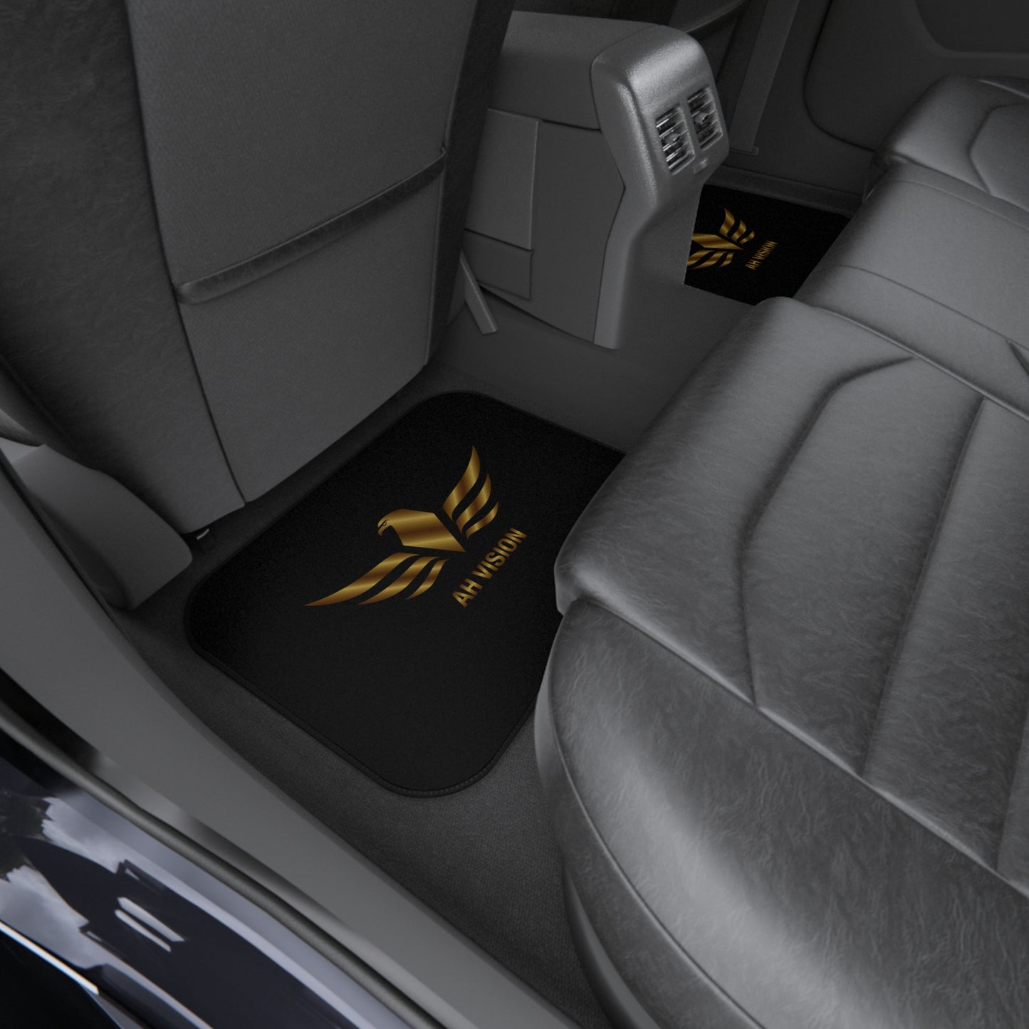 AH VISION LUXURY LOGO CAR MATS (Set of 4) - AH VISION