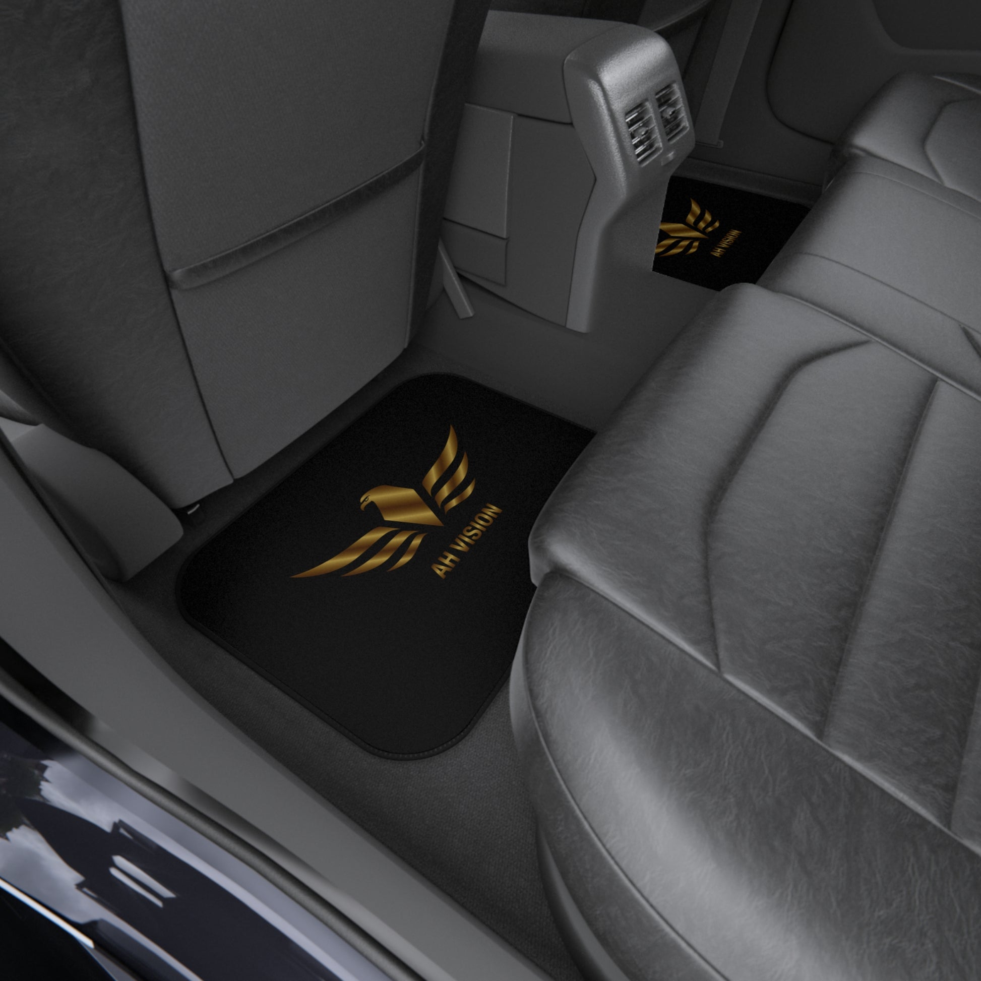 AH VISION LUXURY LOGO CAR MATS (Set of 4) - AH VISION