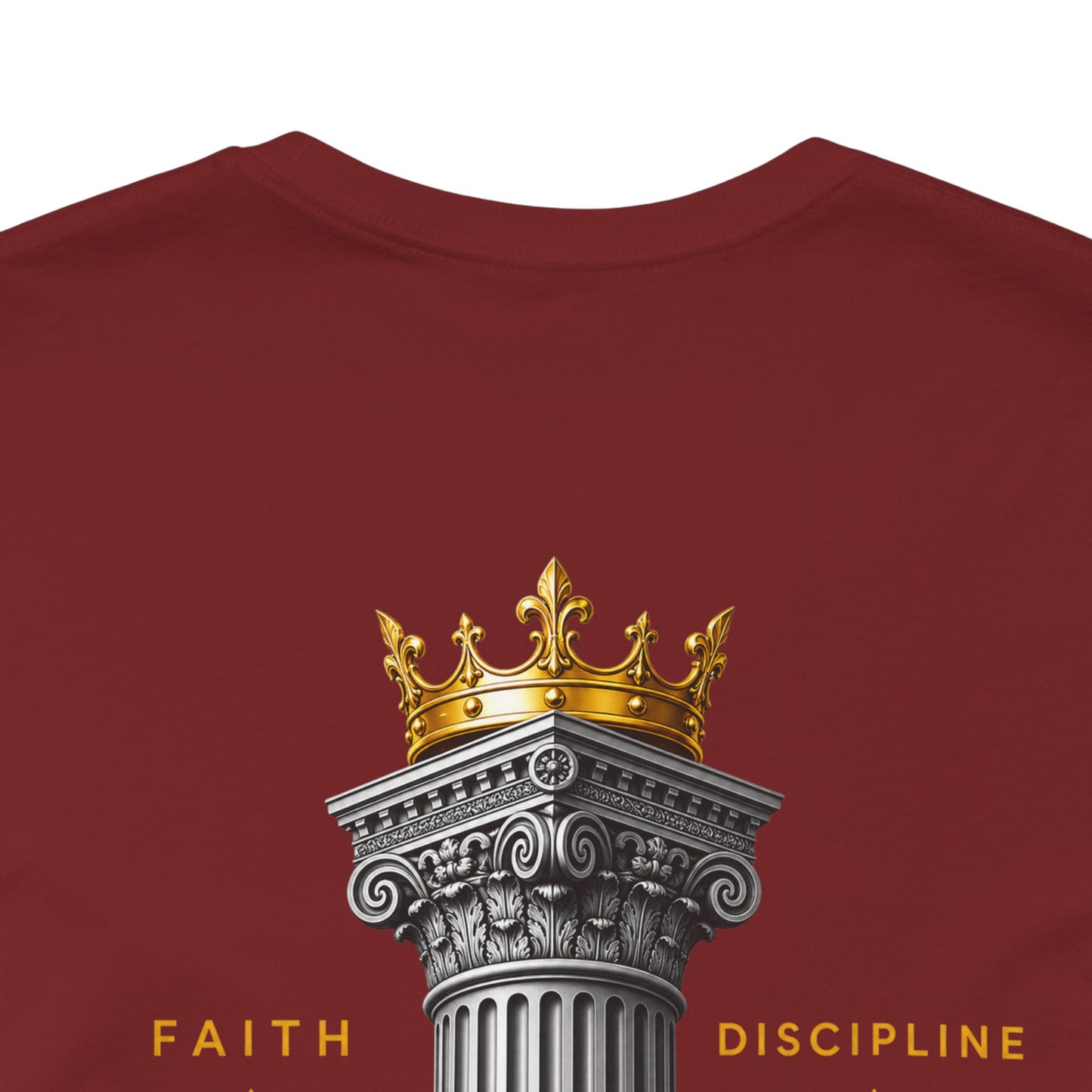 I Don’t Beg I Build T-Shirt — Christian Faith Lion Graphic Tee MC - AH VISION