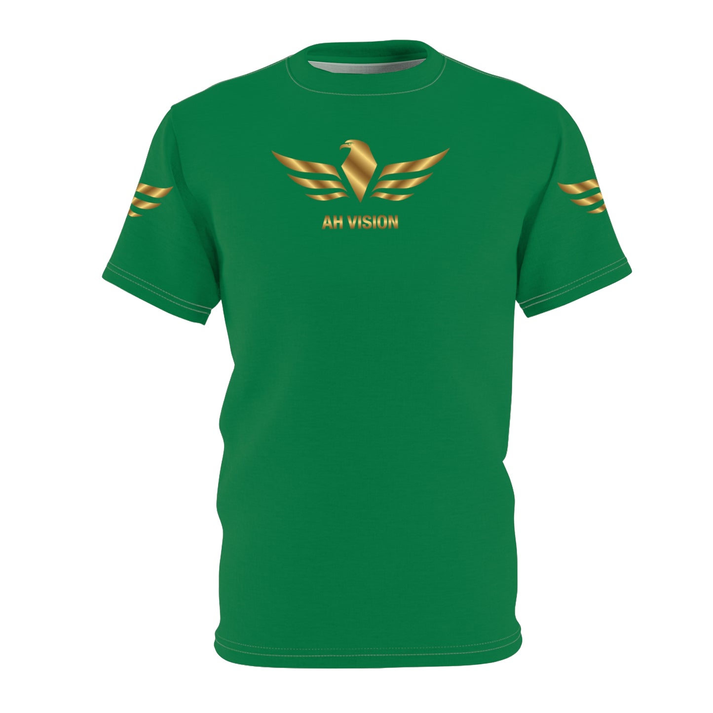 Premium AH Vision Men's Green Tee - AH VISION