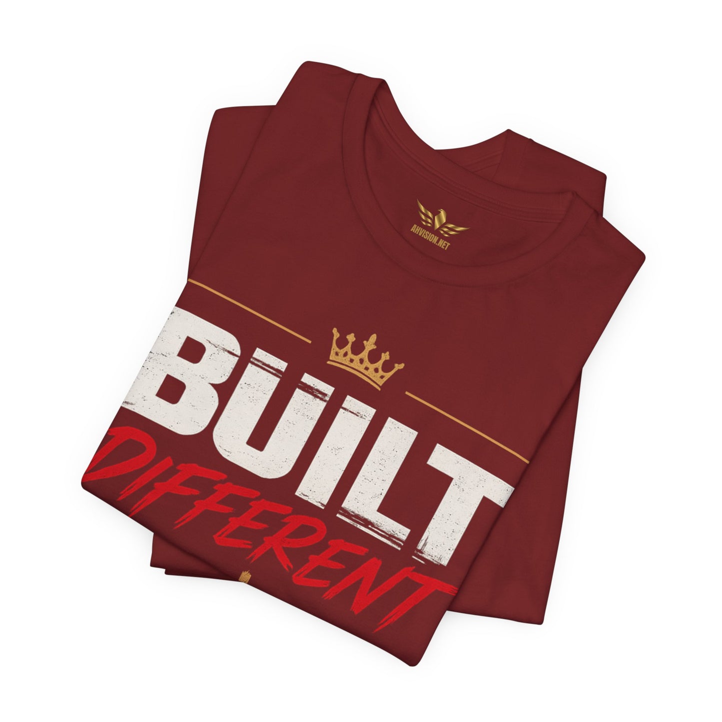 Built Different Faith T‑Shirt — "Built on Faith, Driven by Purpose" Christian Tee MC