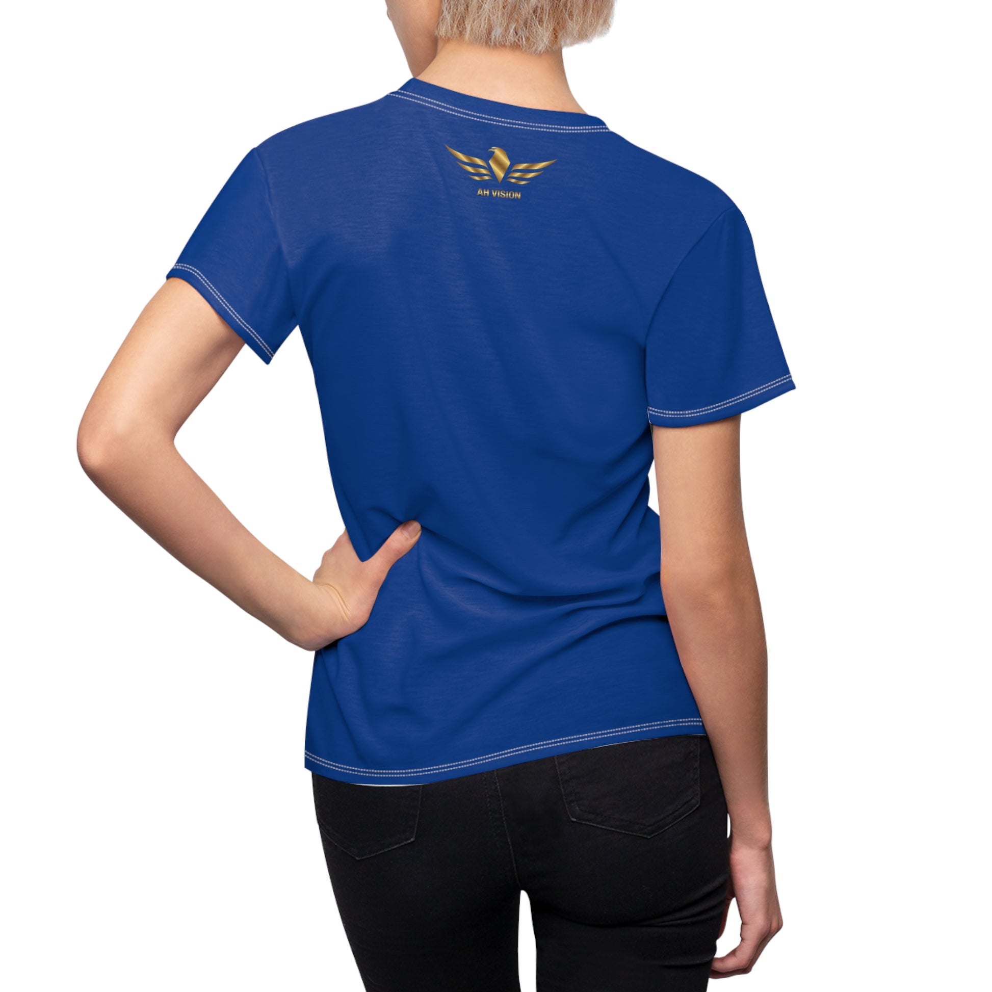 Premium AH Vision Women's Blue Tee - AH VISION