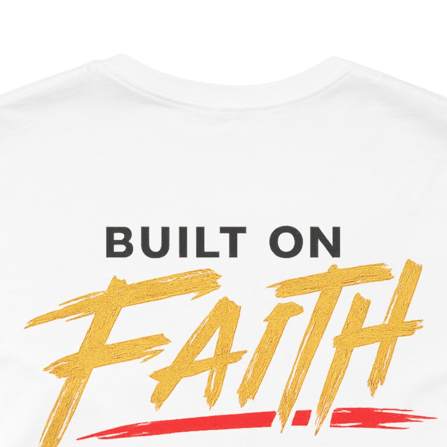 Built Different Faith T‑Shirt — "Built on Faith, Driven by Purpose" Christian Tee MC