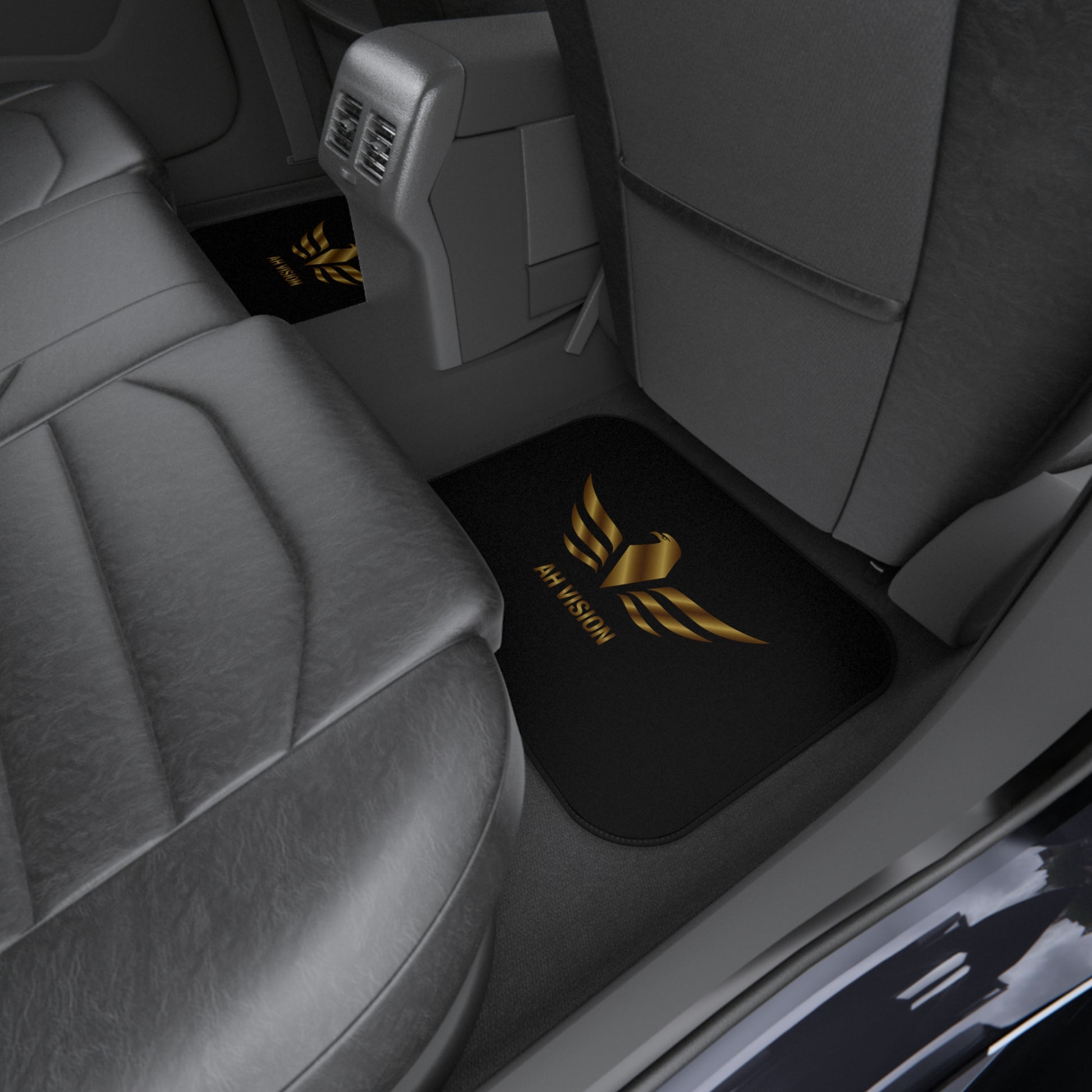 AH VISION LUXURY LOGO CAR MATS (Set of 4) - AH VISION