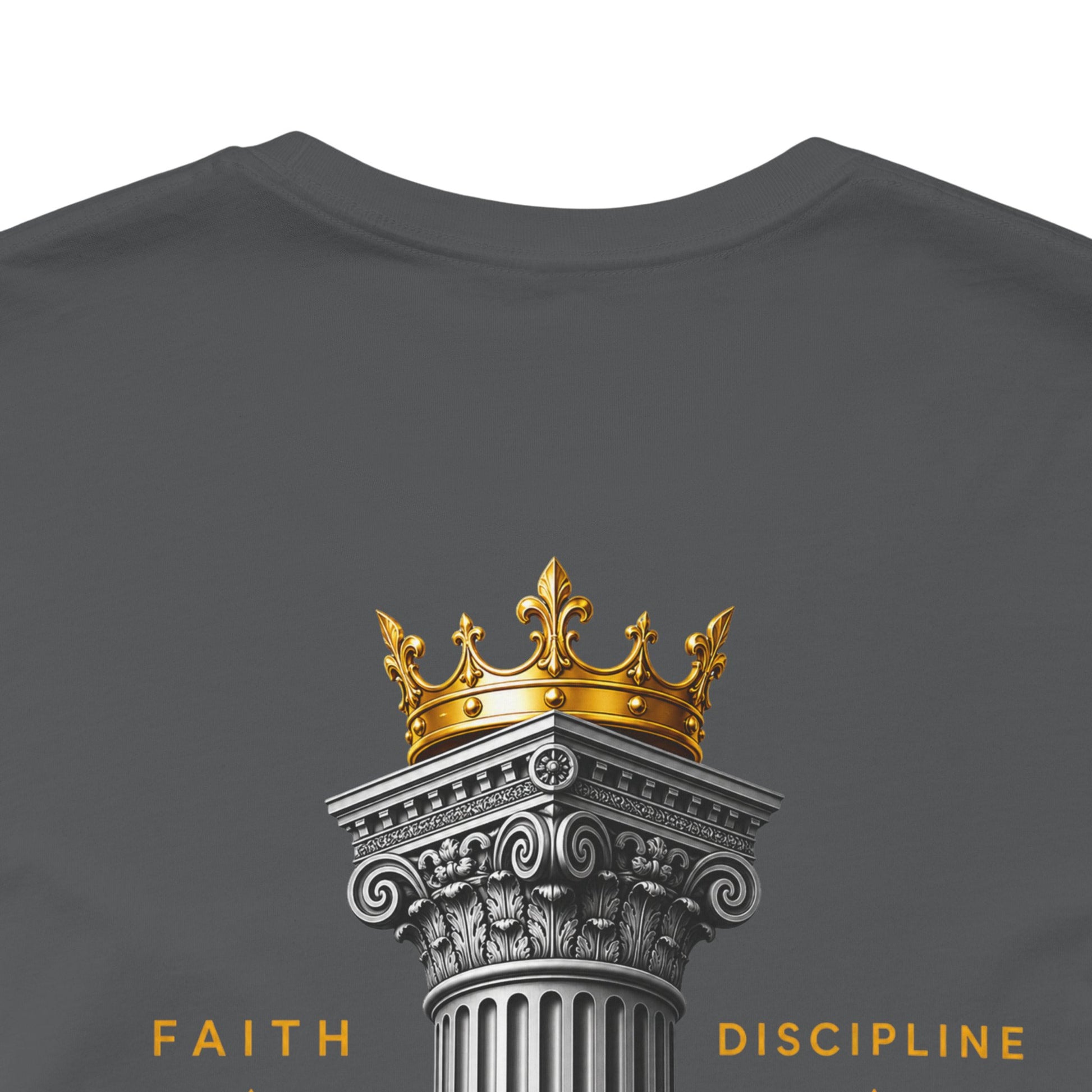 I Don’t Beg I Build T-Shirt — Christian Faith Lion Graphic Tee MC - AH VISION
