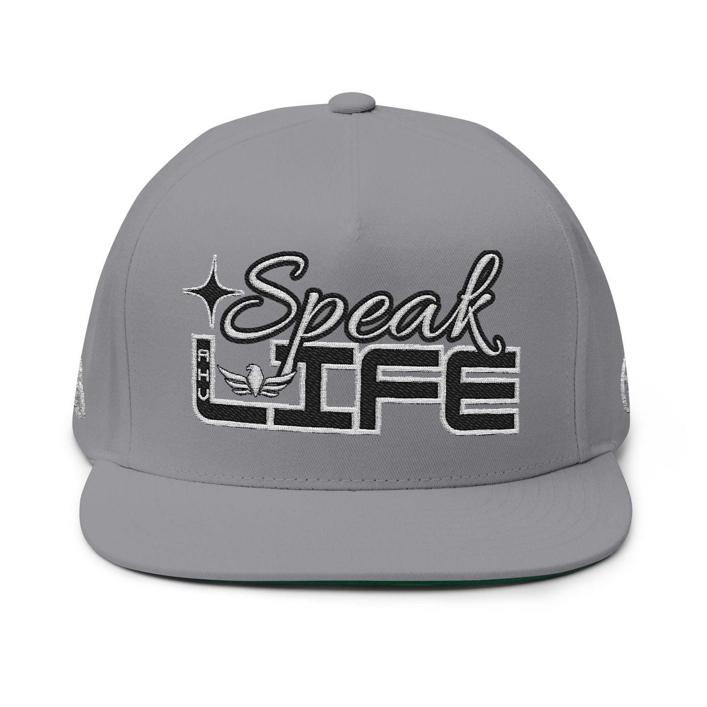 SPEAK LIFE Flat Bill Cap — Entrepreneur Snapback Hat (AHV) - AH VISION