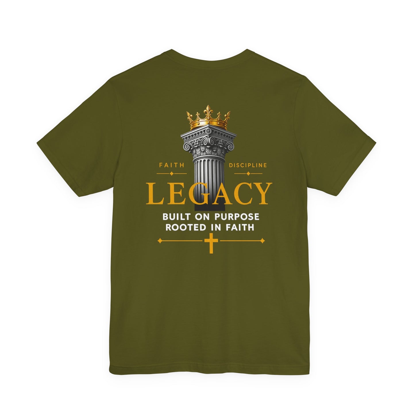 I Don’t Beg I Build T-Shirt — Christian Faith Lion Graphic Tee MC - AH VISION