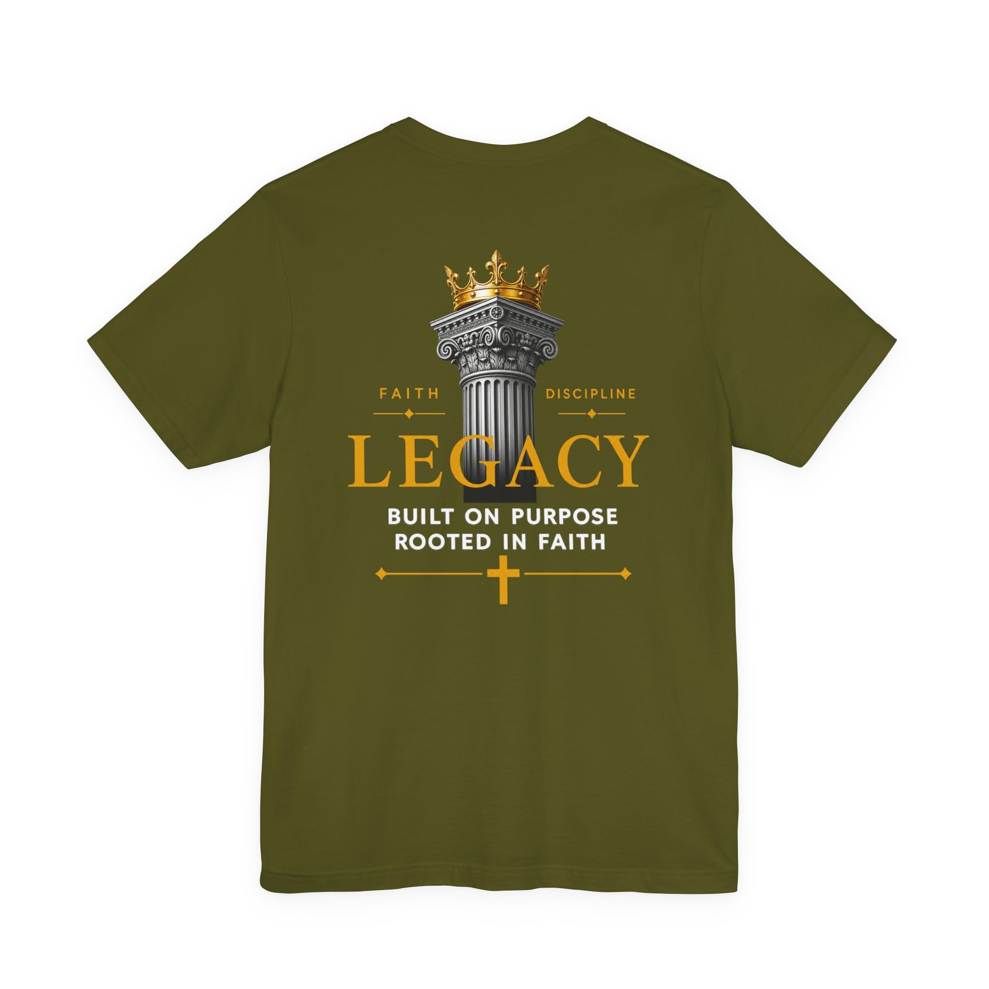 I Don’t Beg I Build T-Shirt — Christian Faith Lion Graphic Tee MC - AH VISION