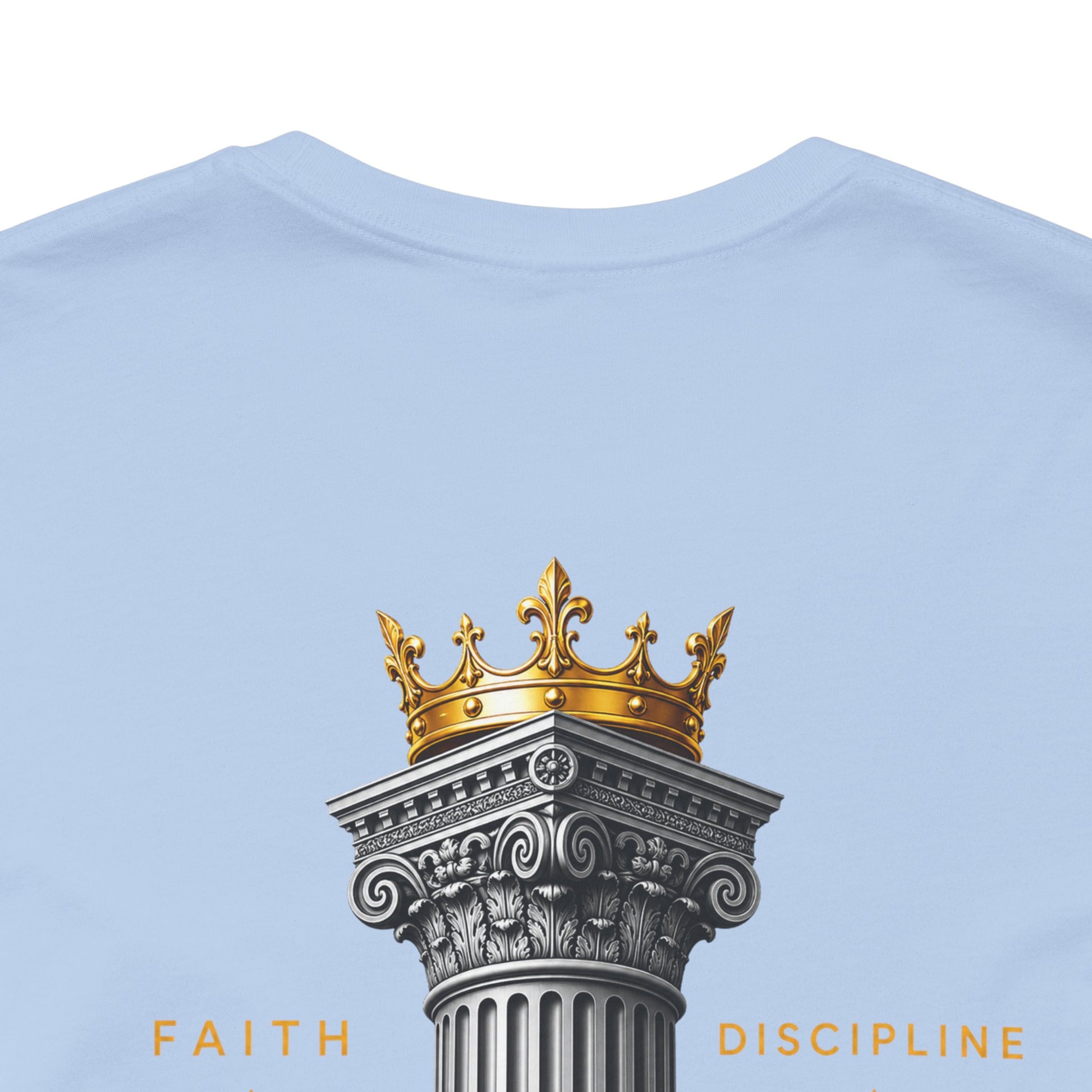 I Don’t Beg I Build T-Shirt — Christian Faith Lion Graphic Tee MC - AH VISION