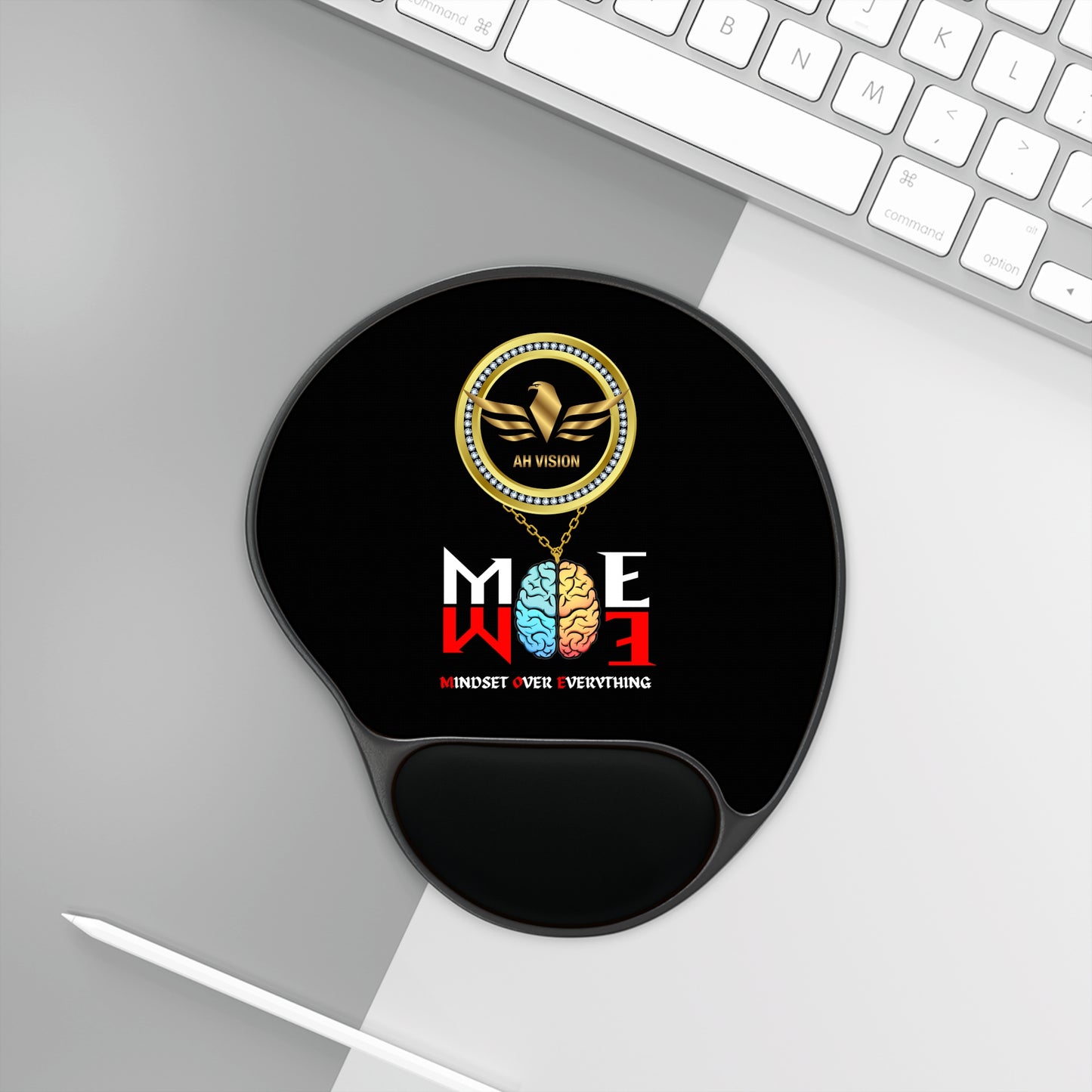 Mouse Pad With Wrist Rest - AH VISION