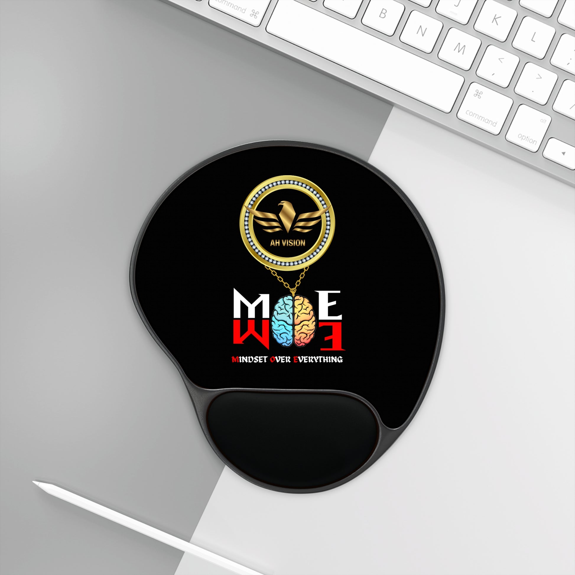 Mouse Pad With Wrist Rest - AH VISION