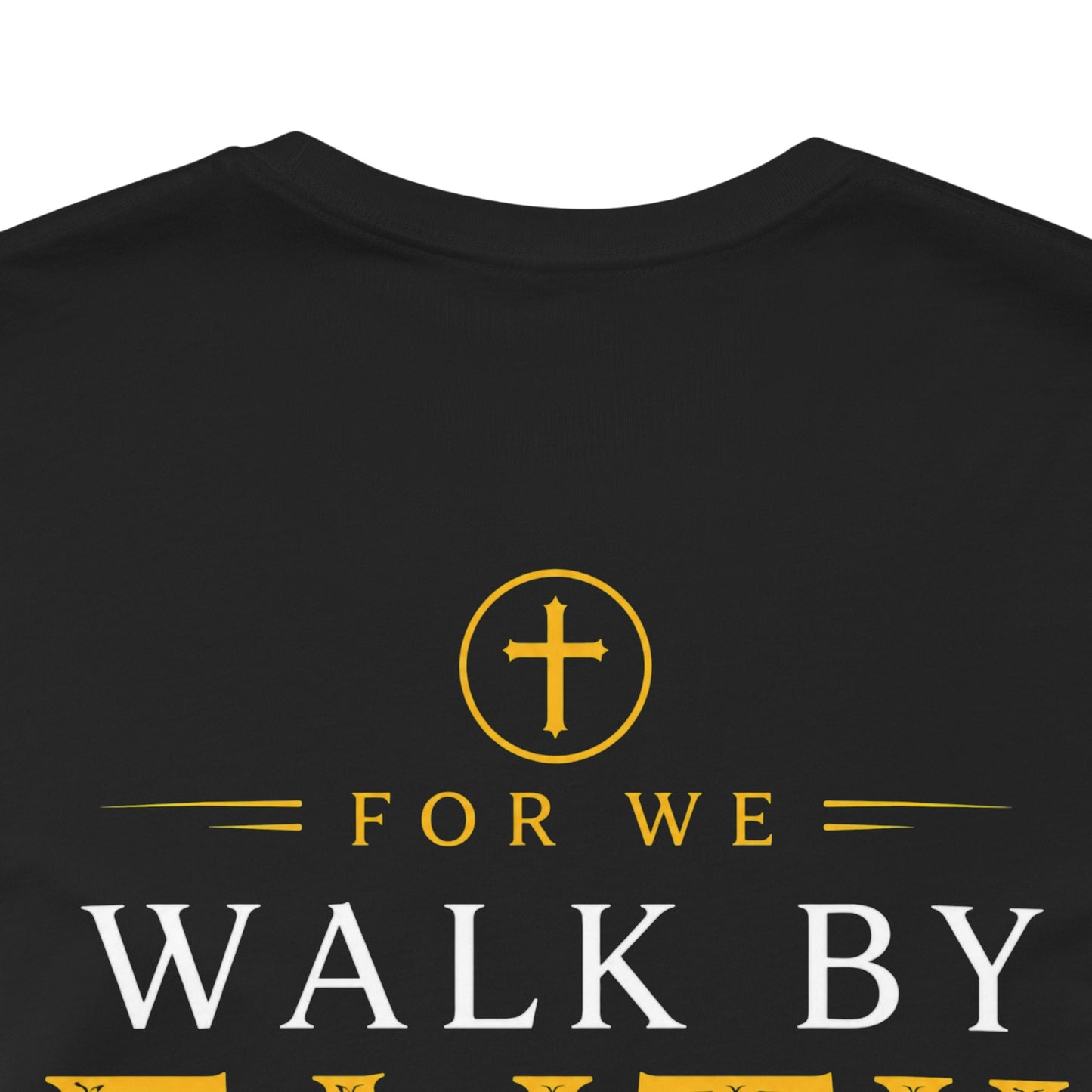 Faith Graphic Tee — "Walk in Faith, Not by Sight" Christian Inspirational T‑Shirt Womens