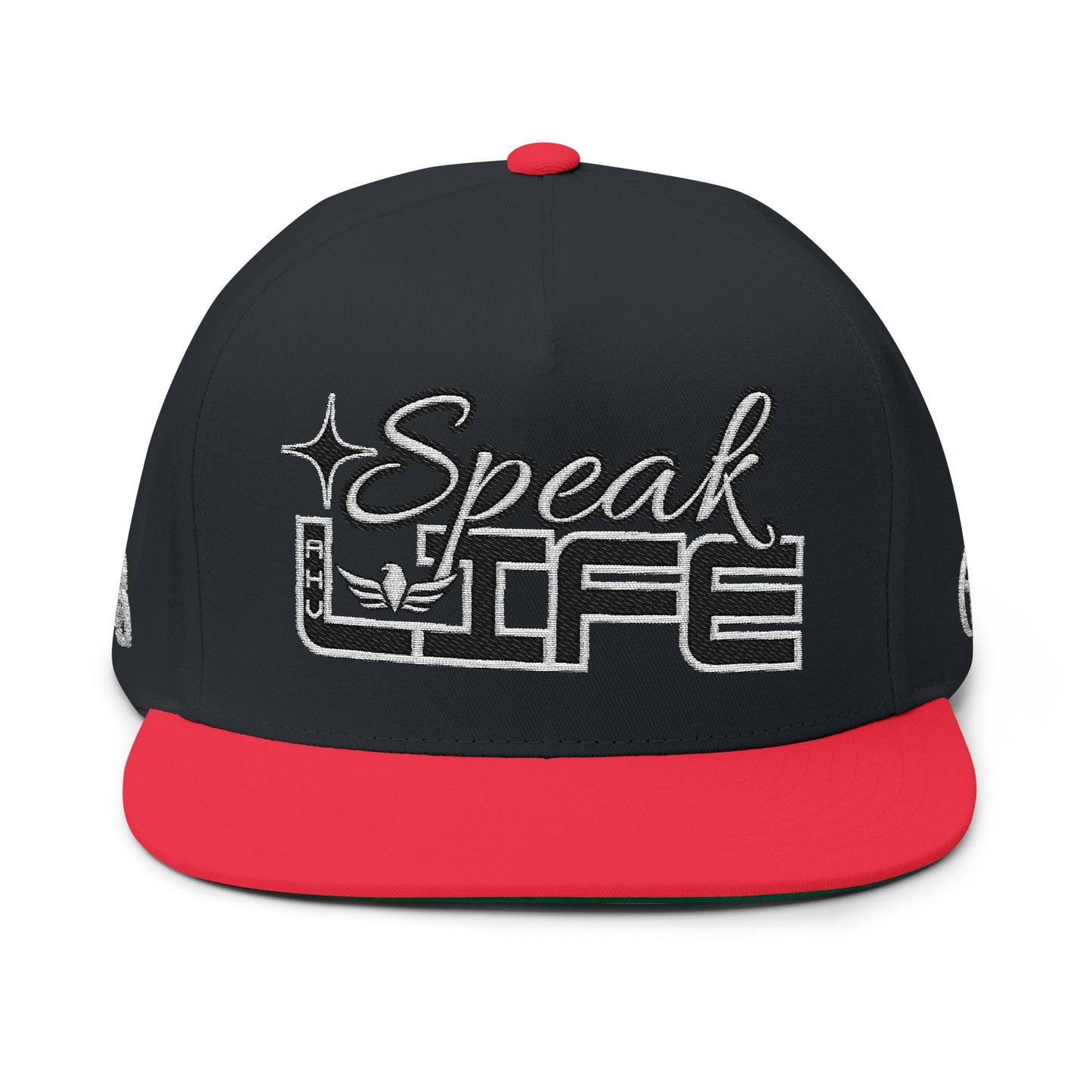 SPEAK LIFE Flat Bill Cap — Entrepreneur Snapback Hat (AHV) - AH VISION