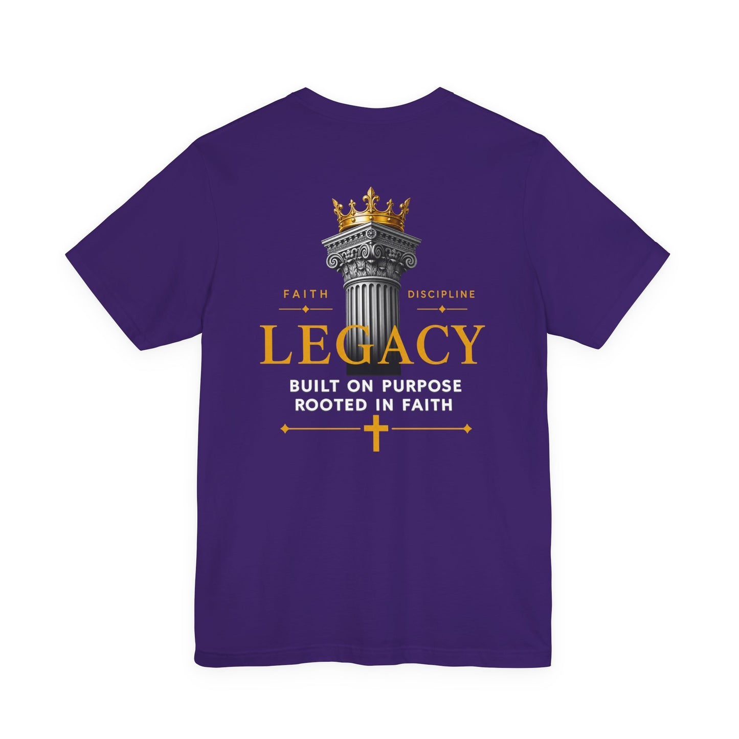 I Don’t Beg I Build T-Shirt — Christian Faith Lion Graphic Tee MC - AH VISION