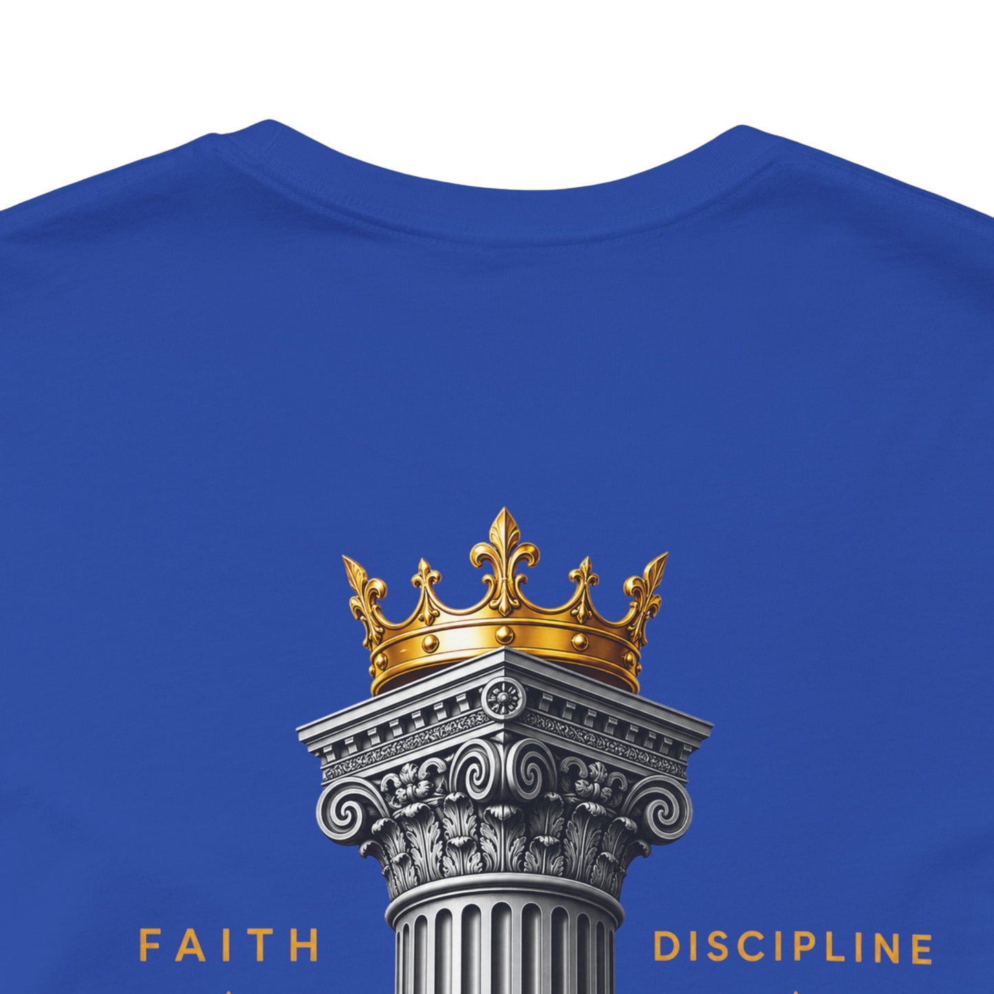 I Don’t Beg I Build T-Shirt — Christian Faith Lion Graphic Tee MC - AH VISION