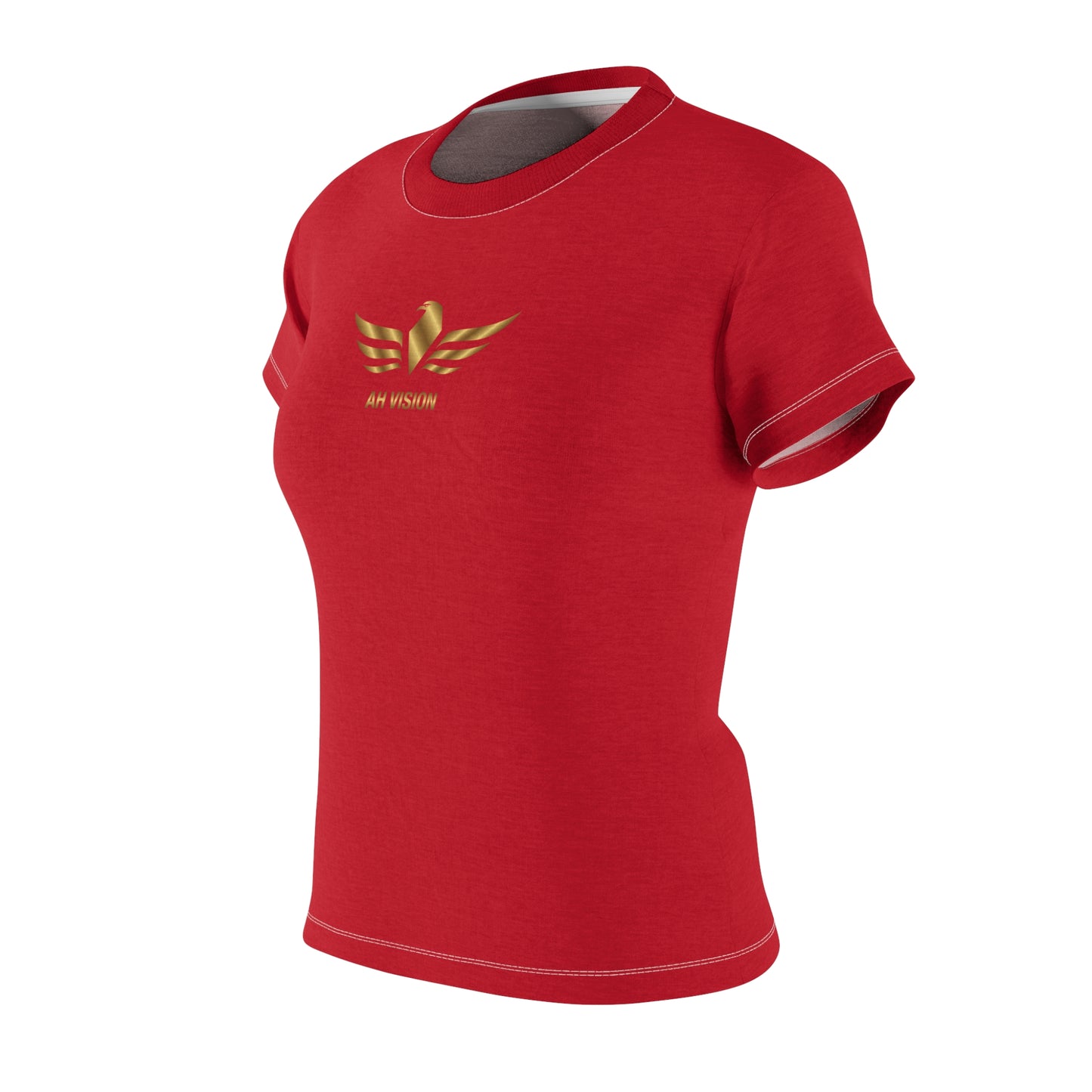 Premium AH Vision Women's Red Tee - AH VISION