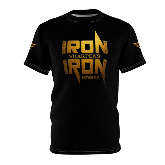IRON SHARPENS IRON 2%ER BLACKGOLD COLABORATION T-SHIRT - AH VISION