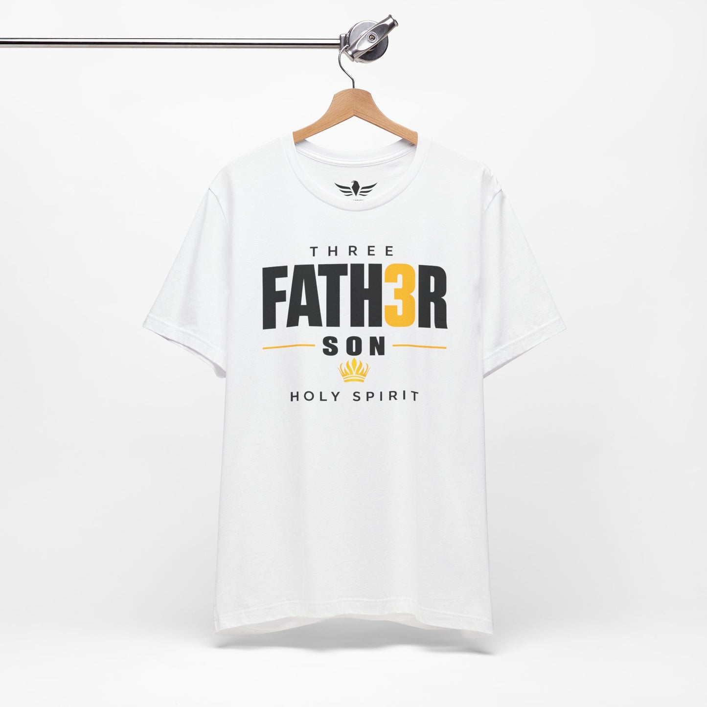 Three-in-One Holy Spirit T-Shirt — "Fath3r Son Holy Spirit" Christian Tee