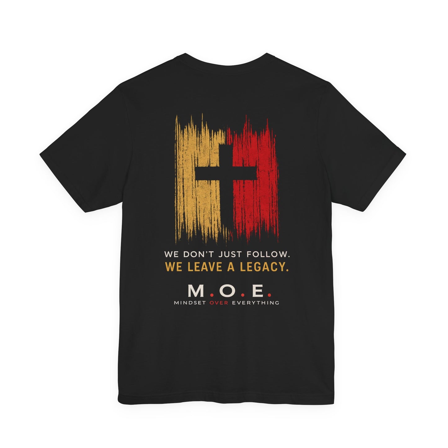 Legacy in Motion T-Shirt — Lion & Cross Faith Tee (We Leave a Legacy)