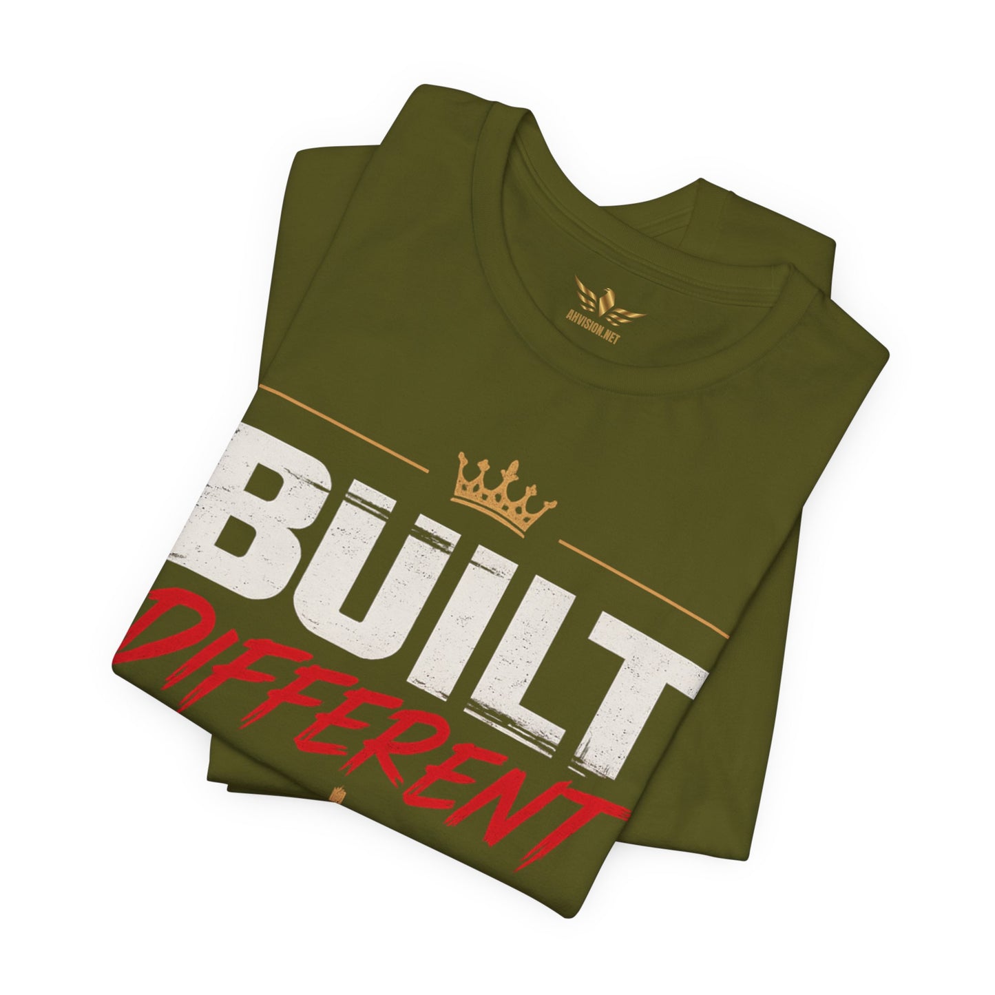 Built Different Faith T‑Shirt — "Built on Faith, Driven by Purpose" Christian Tee MC