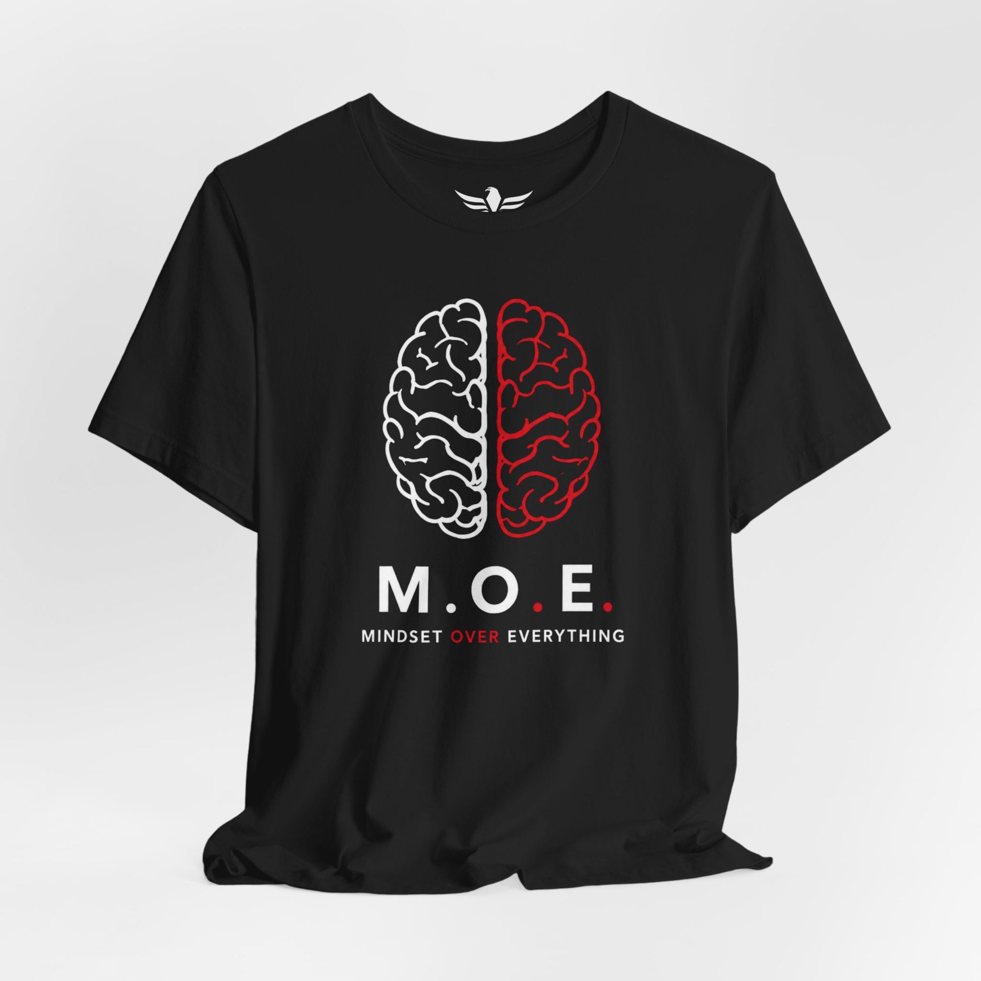Mindset Over Everything T-Shirt — M.O.E. Brain Graphic Tee - AH VISION
