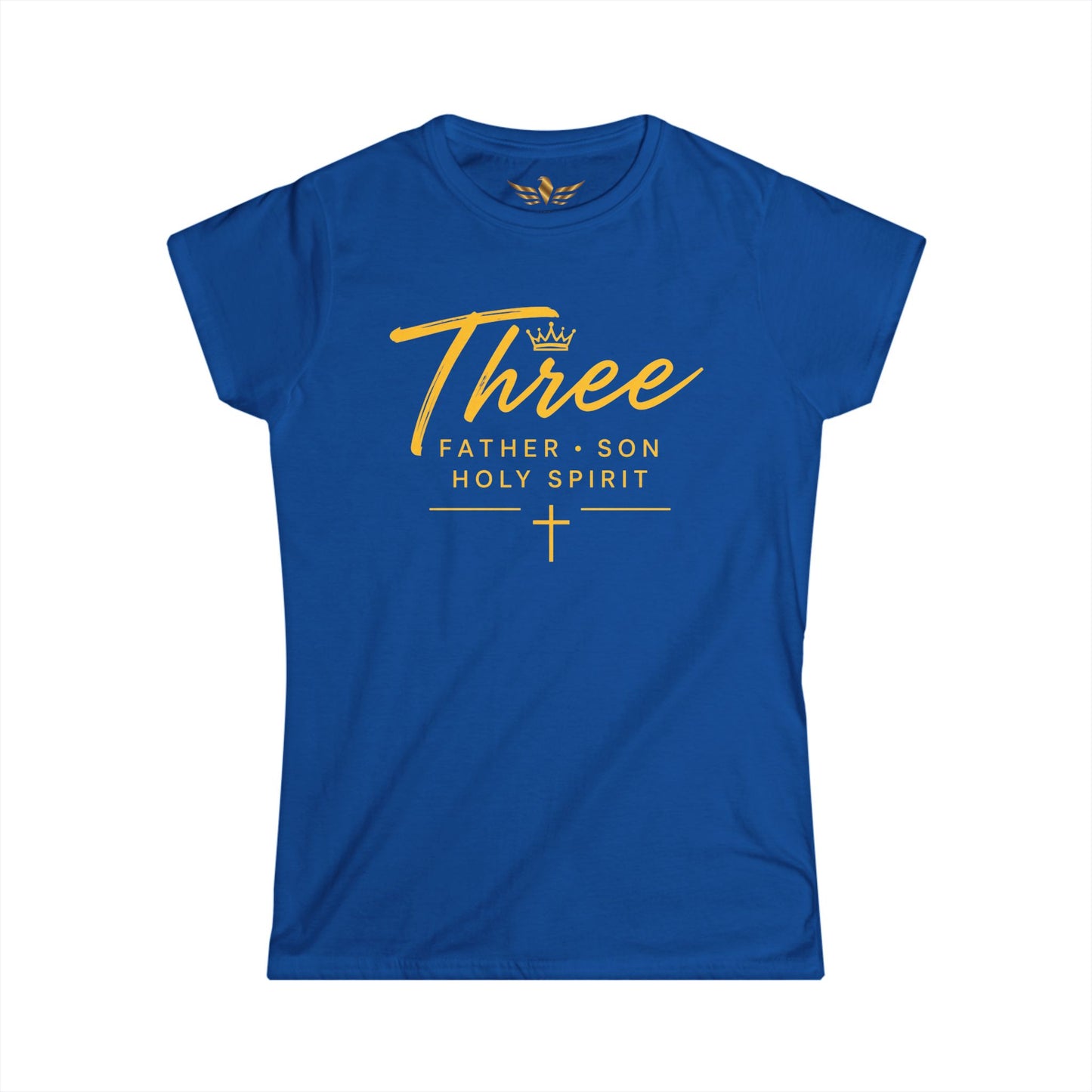 Three - Father Son Holy Spirit Women's Tee (Christian Faith Graphic T-Shirt)