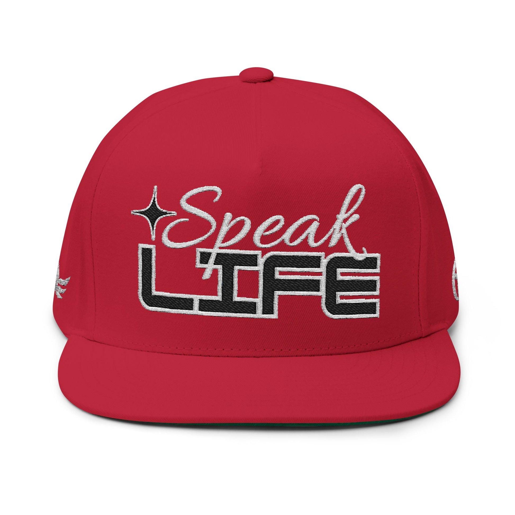 SPEAK LIFE Flat Bill Cap — Entrepreneur Snapback Hat (AHV) - AH VISION