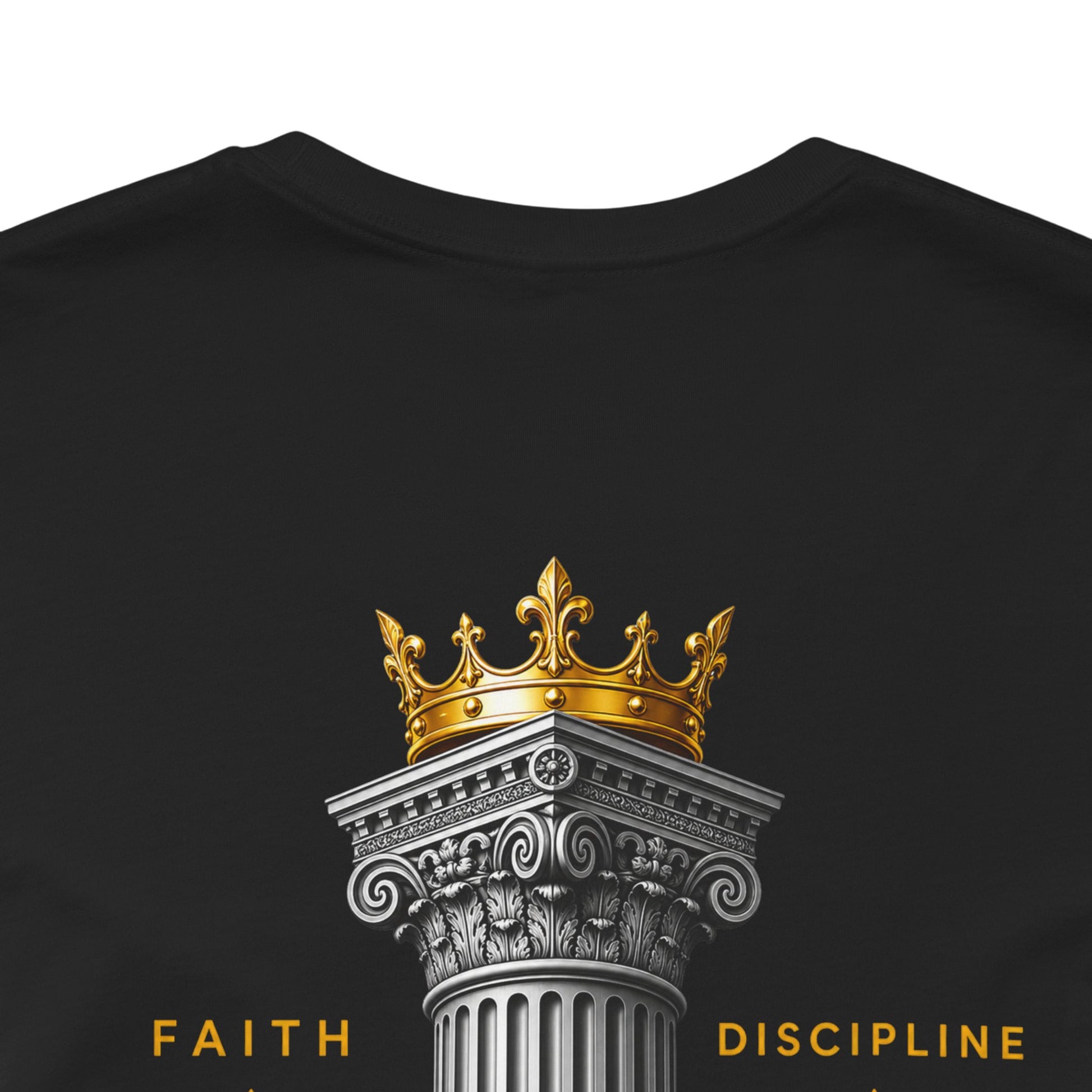 I Don’t Beg I Build T-Shirt — Christian Faith Lion Graphic Tee MC - AH VISION
