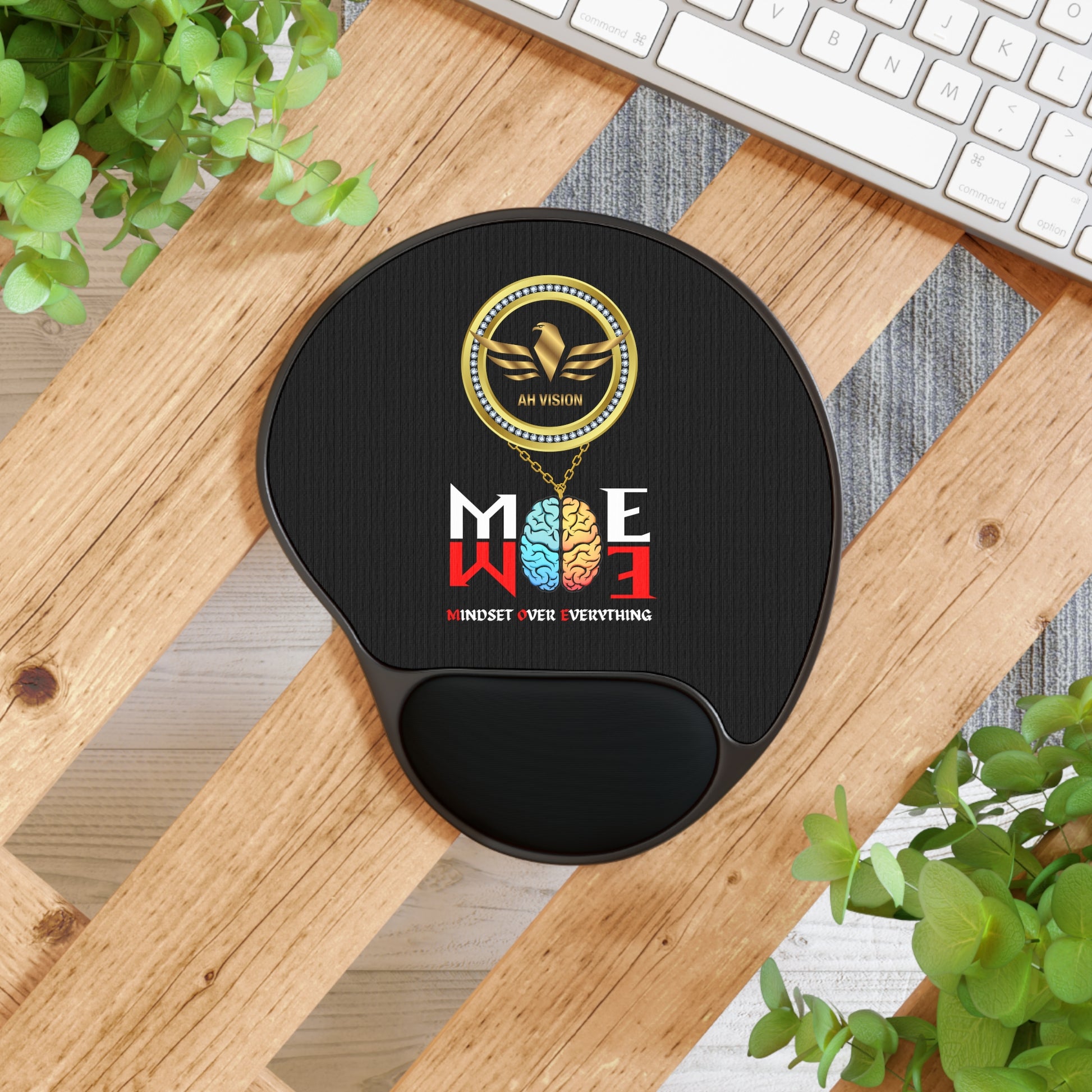 Mouse Pad With Wrist Rest - AH VISION