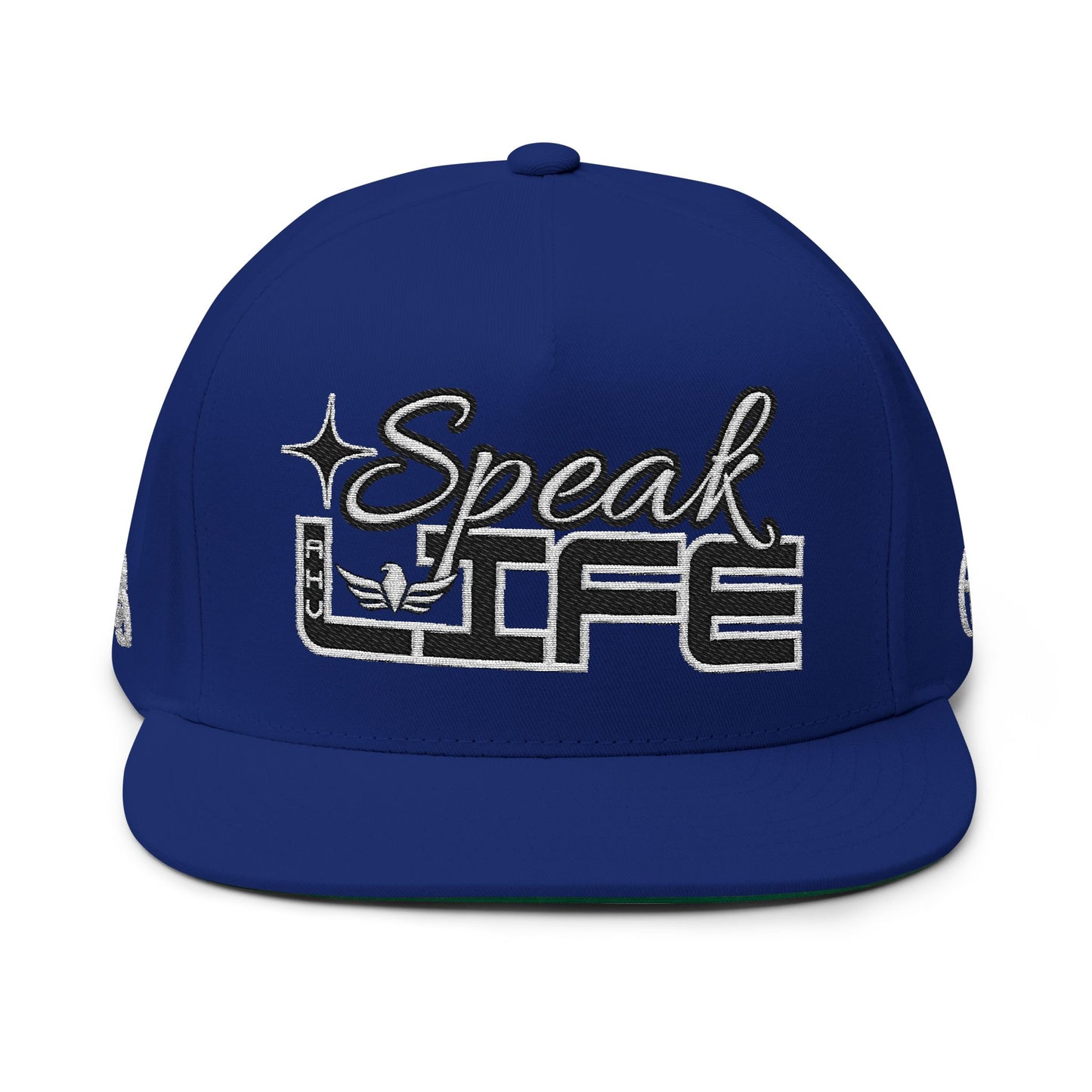 SPEAK LIFE Flat Bill Cap — Entrepreneur Snapback Hat (AHV) - AH VISION