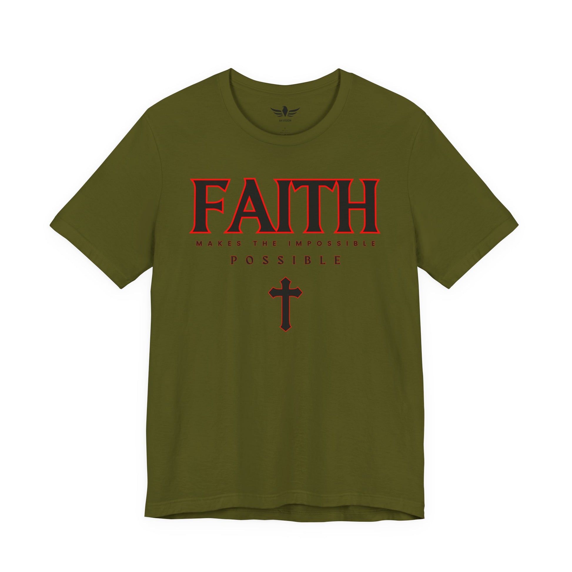 Faith Makes The Impossible Possible Unisex Tee - AH VISION
