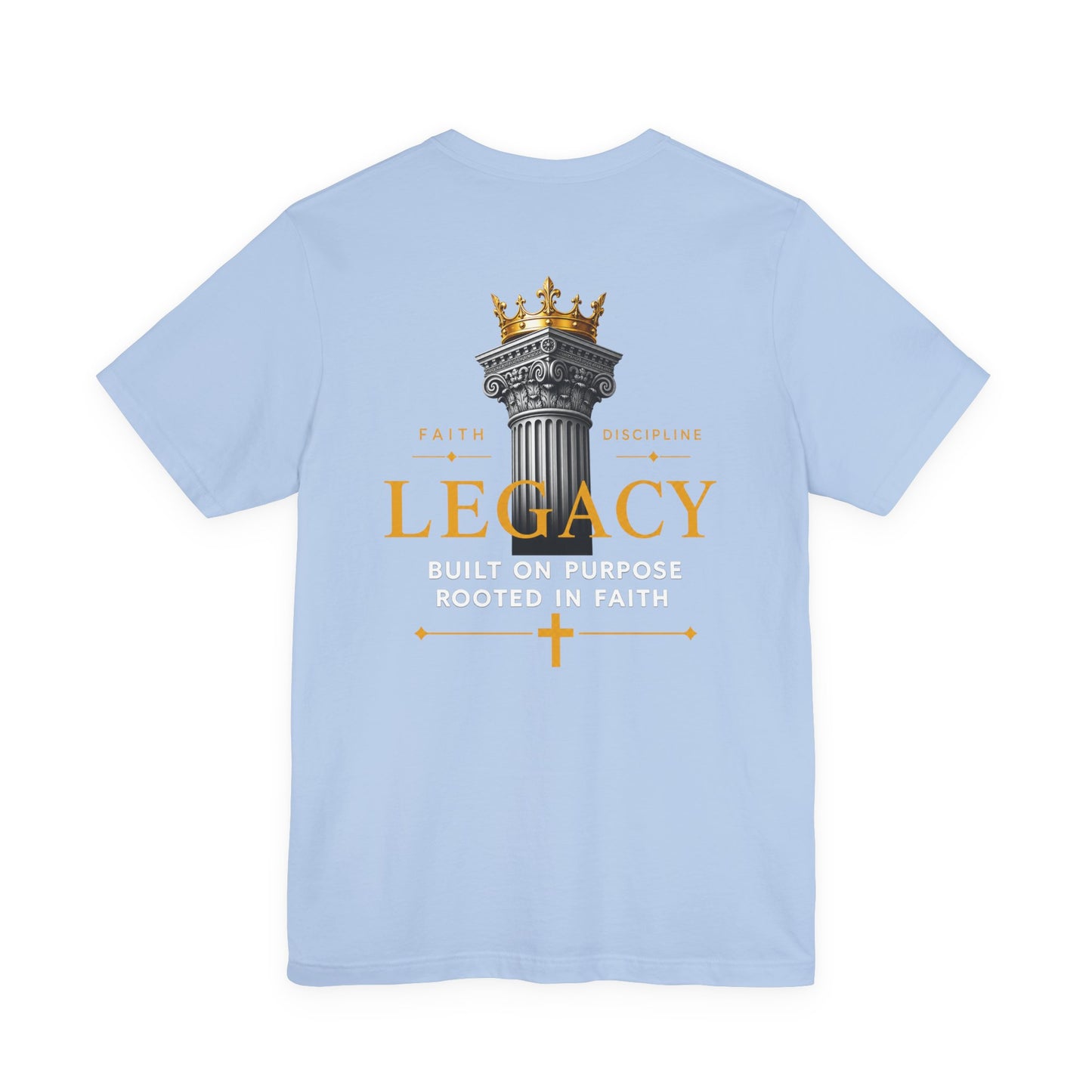 I Don’t Beg I Build T-Shirt — Christian Faith Lion Graphic Tee MC - AH VISION