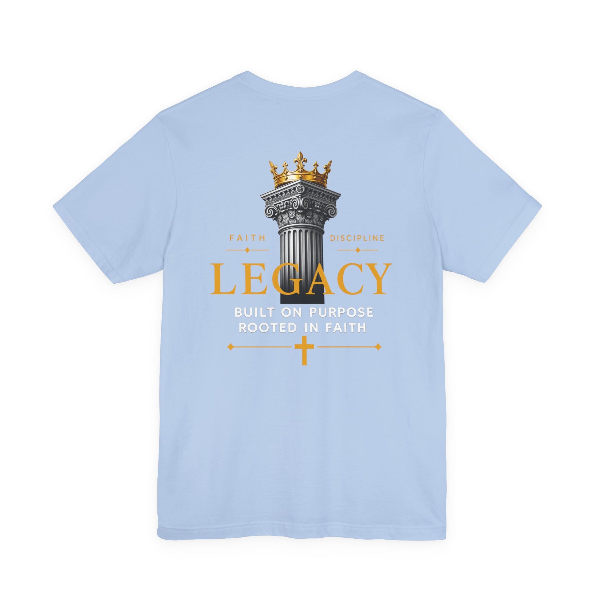 I Don’t Beg I Build T-Shirt — Christian Faith Lion Graphic Tee MC - AH VISION