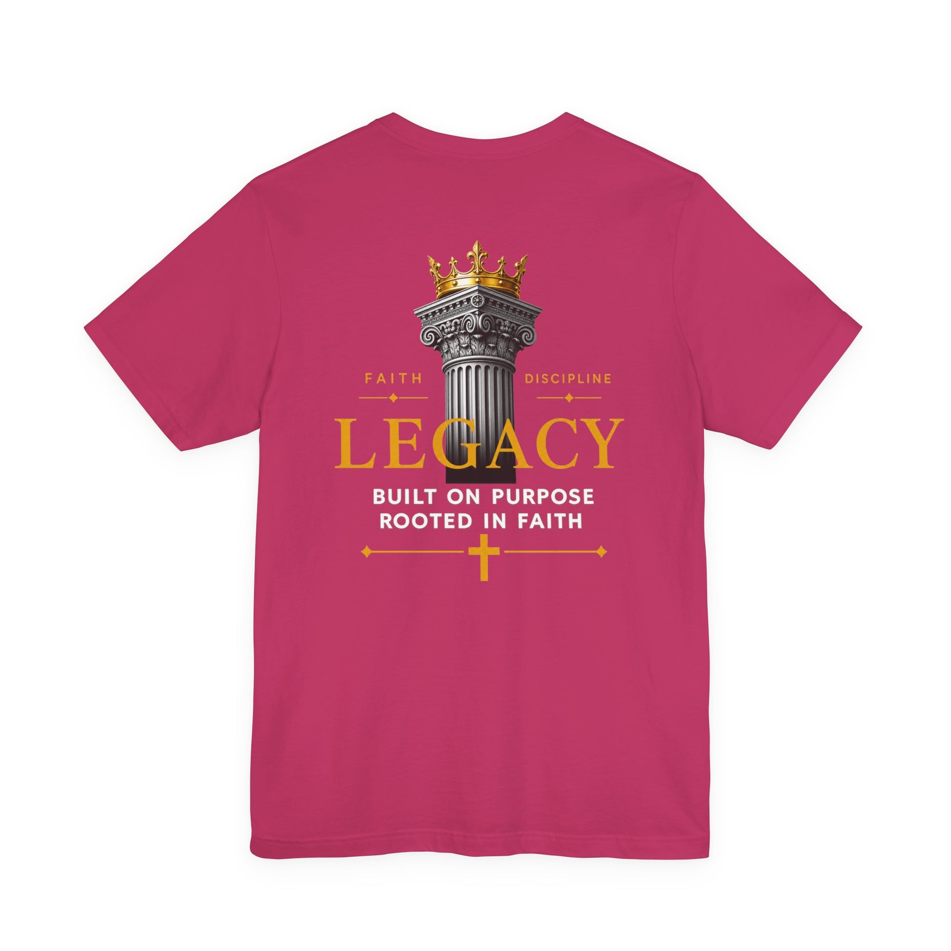 I Don’t Beg I Build T-Shirt — Christian Faith Lion Graphic Tee MC - AH VISION