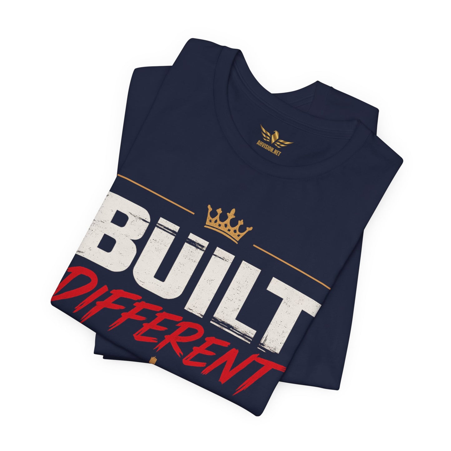 Built Different Faith T‑Shirt — "Built on Faith, Driven by Purpose" Christian Tee MC