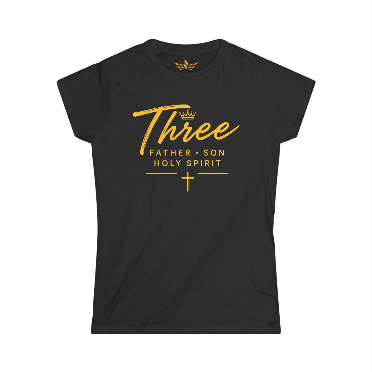 Three - Father Son Holy Spirit Women's Tee (Christian Faith Graphic T-Shirt)